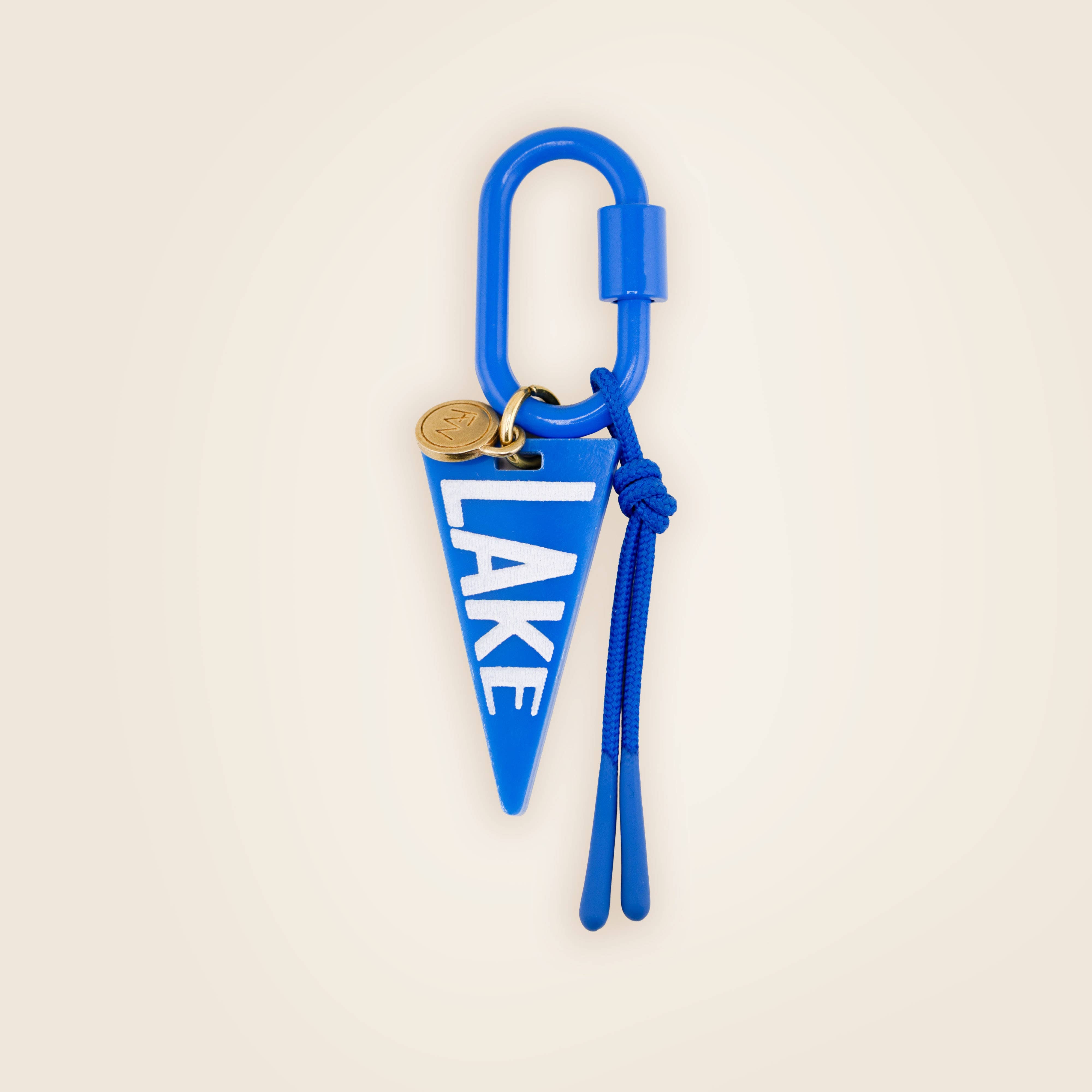 Lake Pennant Flag Bag Charm