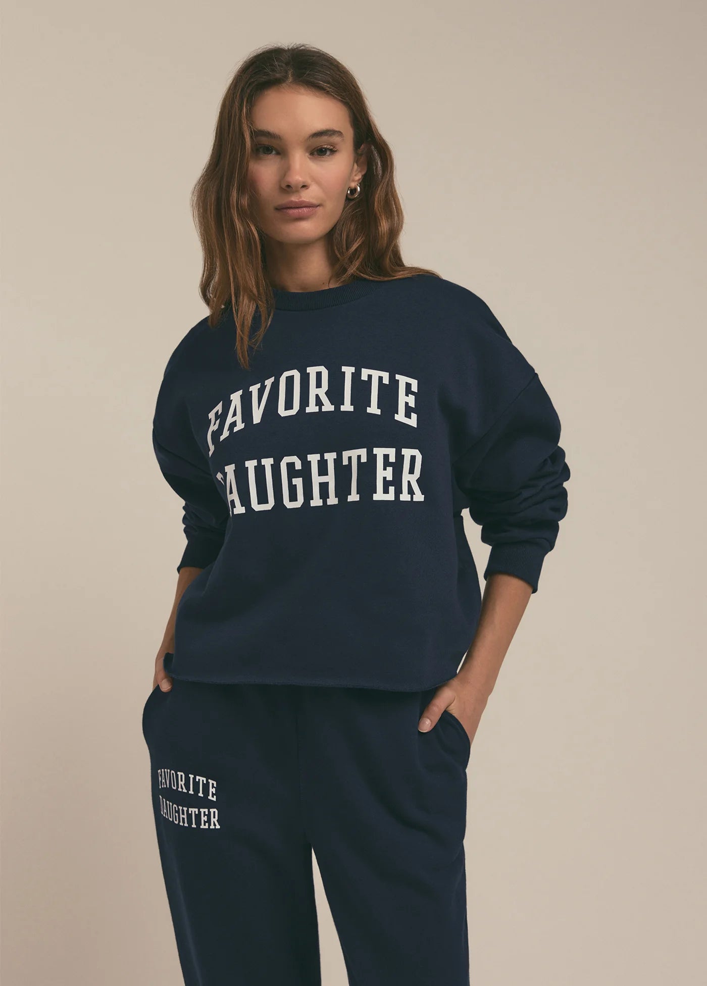 The Cropped Collegiate Sweatshirt