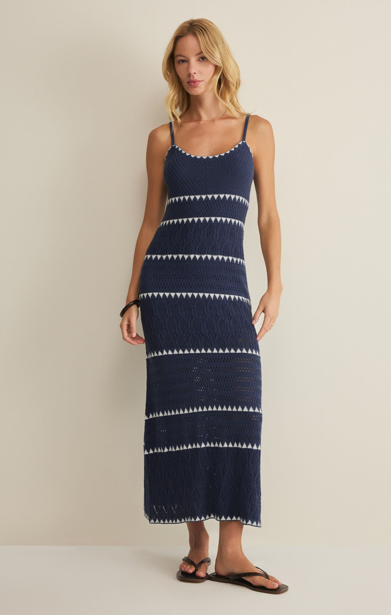 Catamaran Striped Maxi Dress