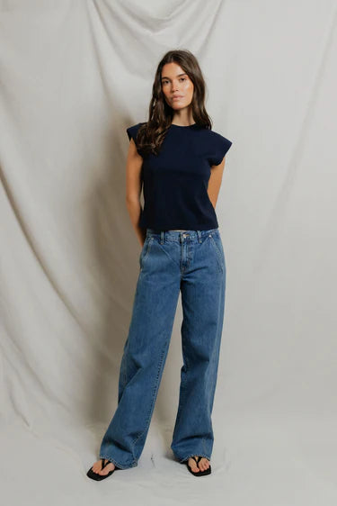 Porter Supima Cap Sleeve Tee