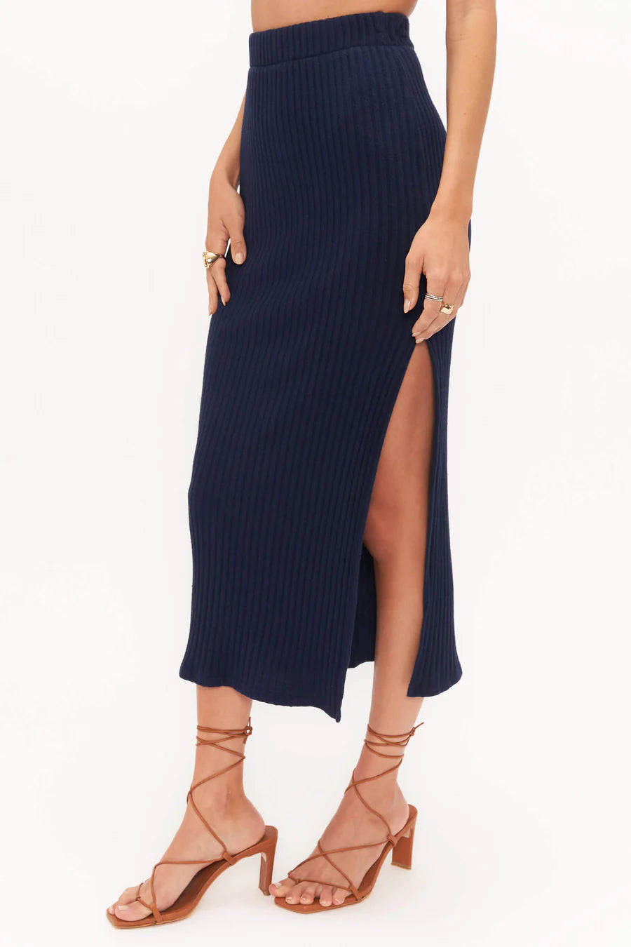 Before Sunset Sweater Rib Skirt