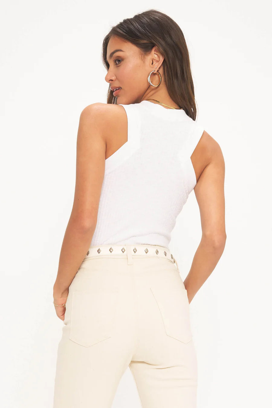 Player Racerback Fitted Rib Tank