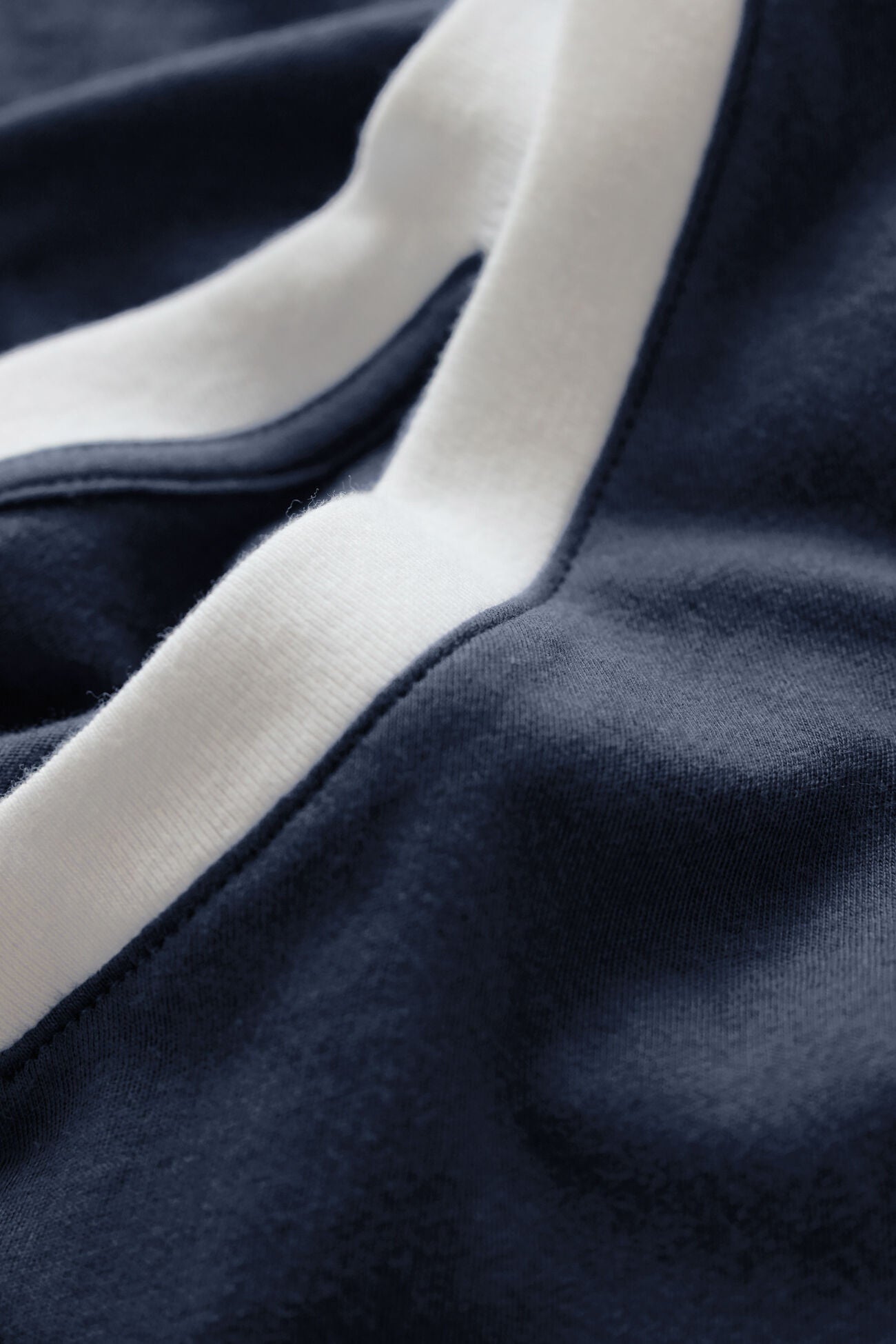Modern Colorblocked V-Neck Tee