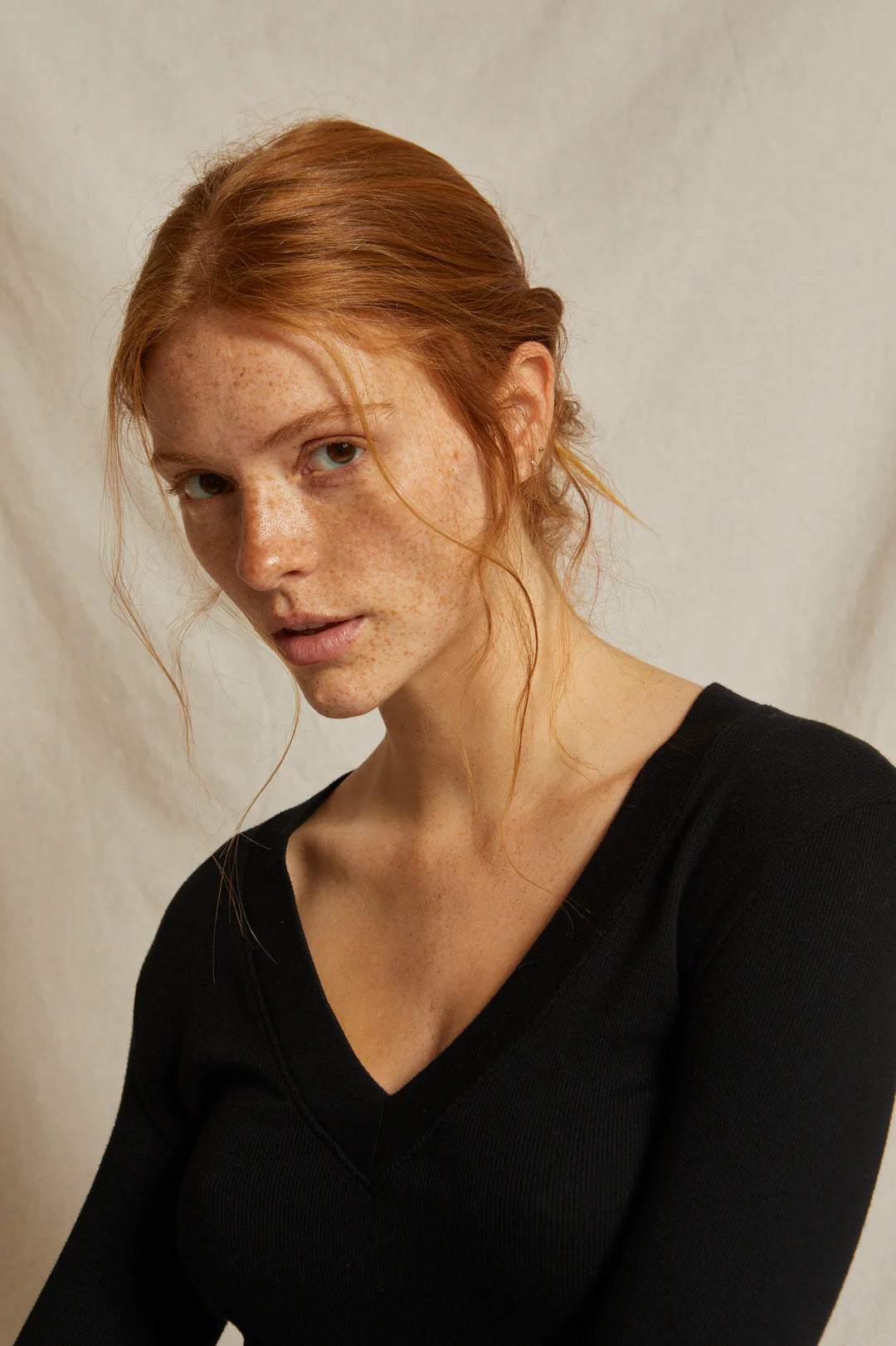 Viola Modal V-Neck Long Sleeve
