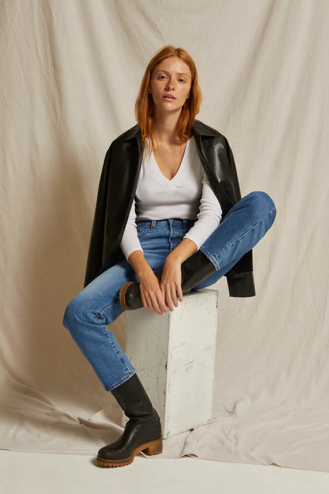 Viola Modal V-Neck Long Sleeve