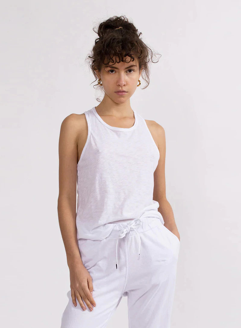 Supima Slub Jersey Racerback Tank Top
