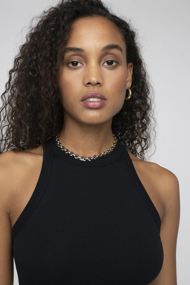 2x1 Rib High-Neck Tank