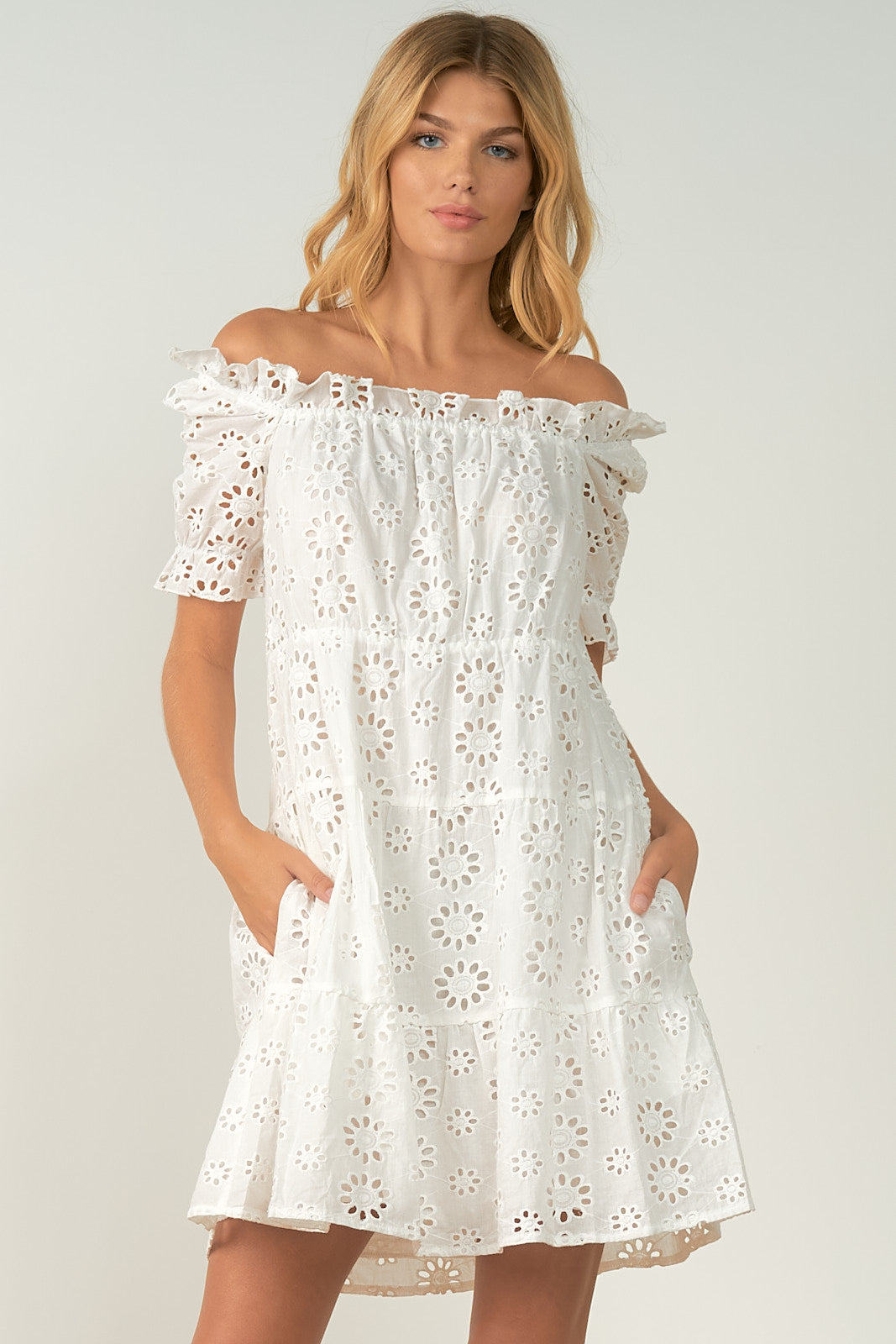 Ella Eyelet Dress