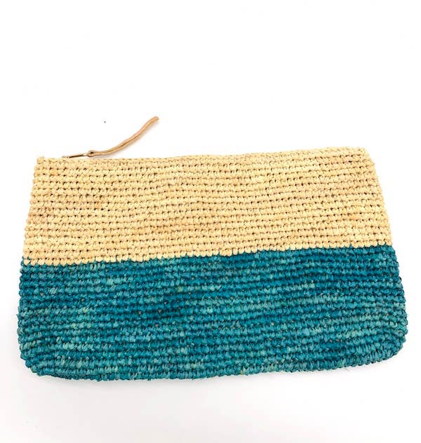 Stella Two Tone Crochet Clutch