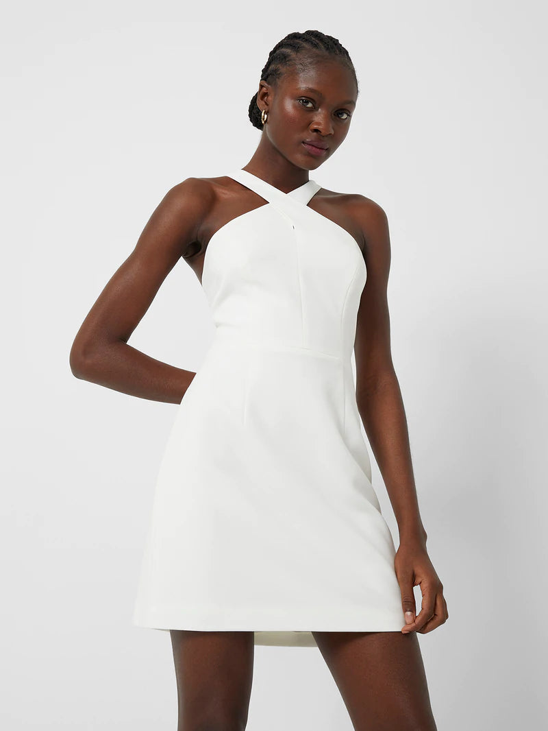 Halter neck best sale skater dress