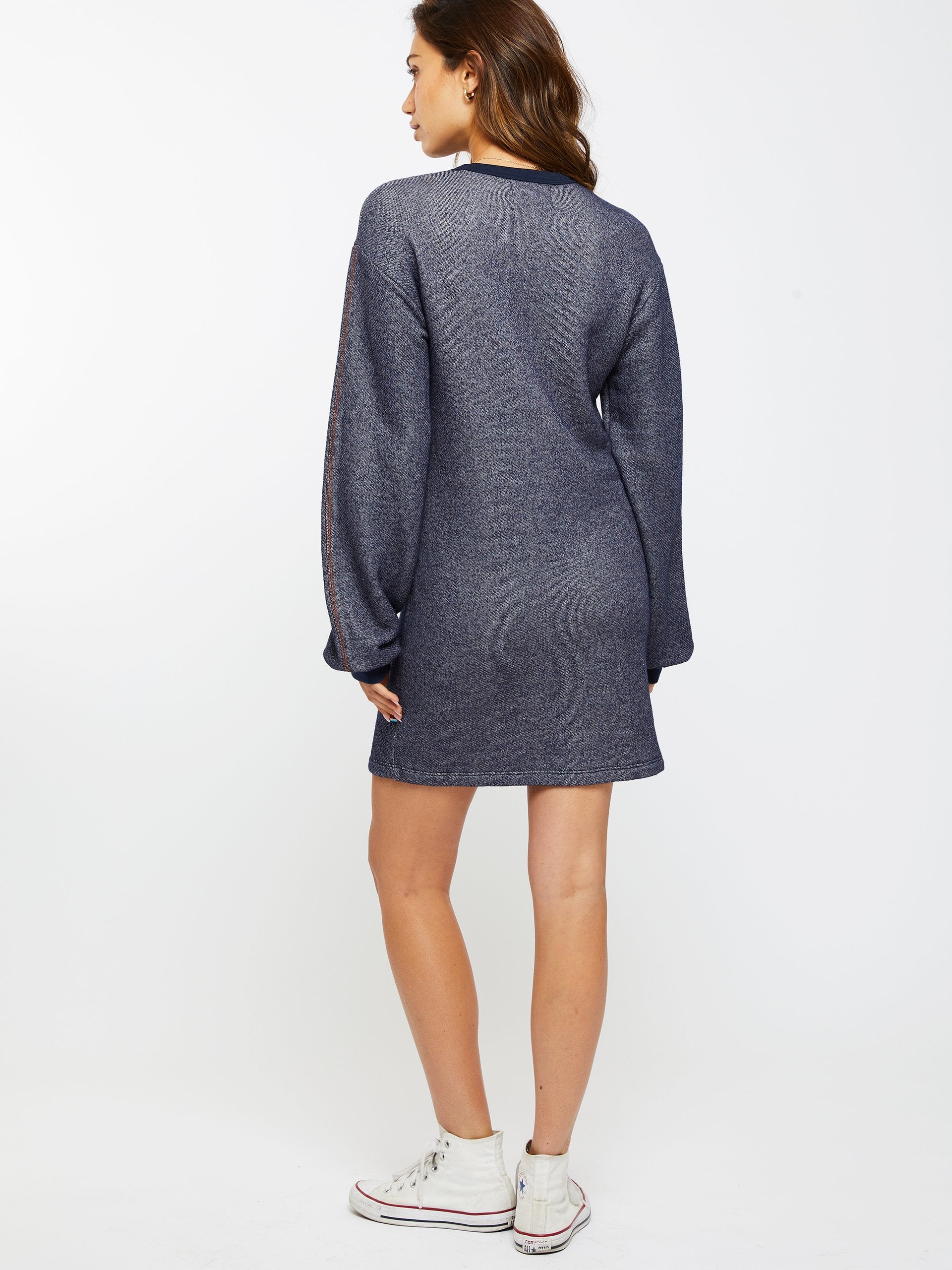 Roma Scrunched Sleeve Dress