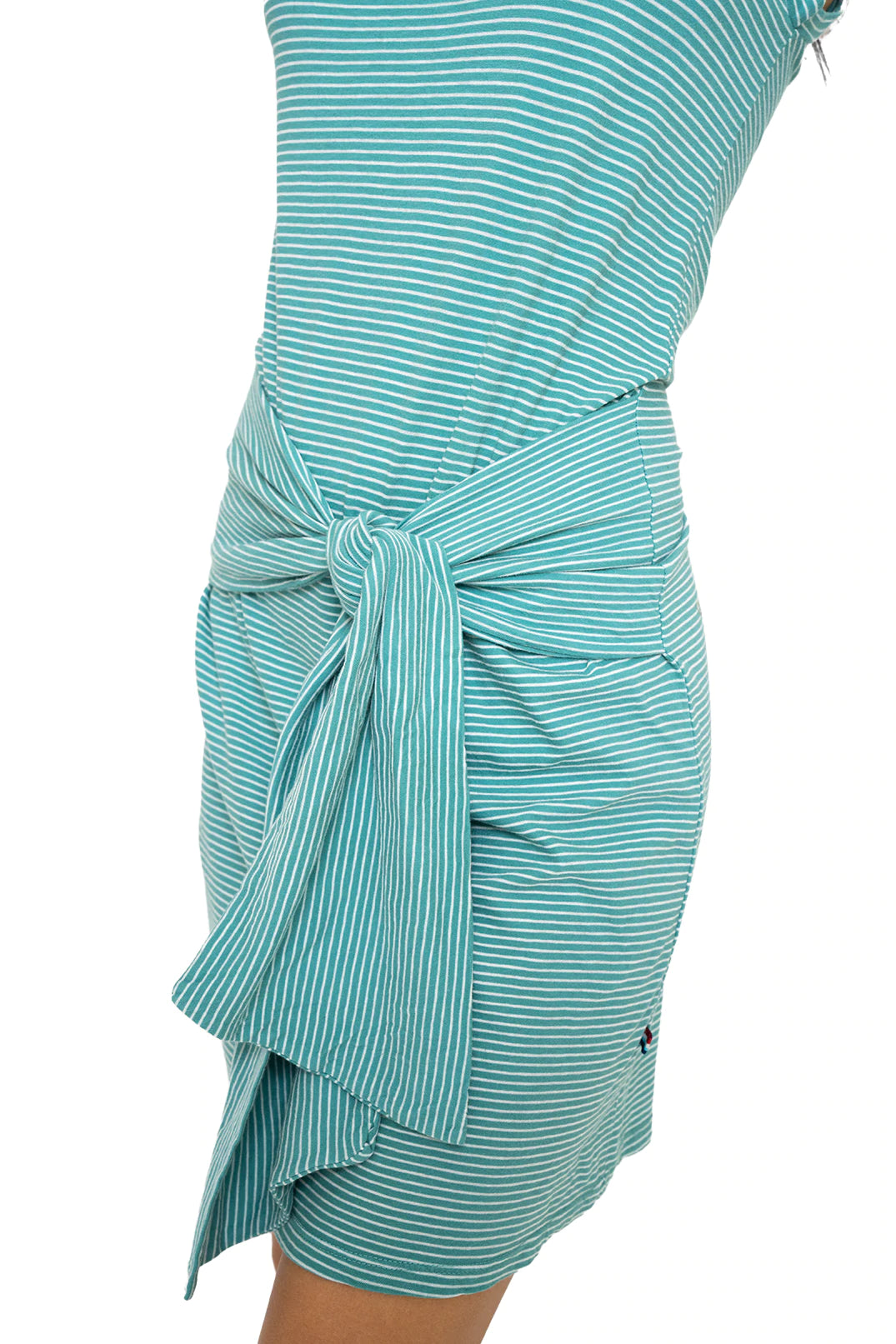 Stripe Wrap Dress