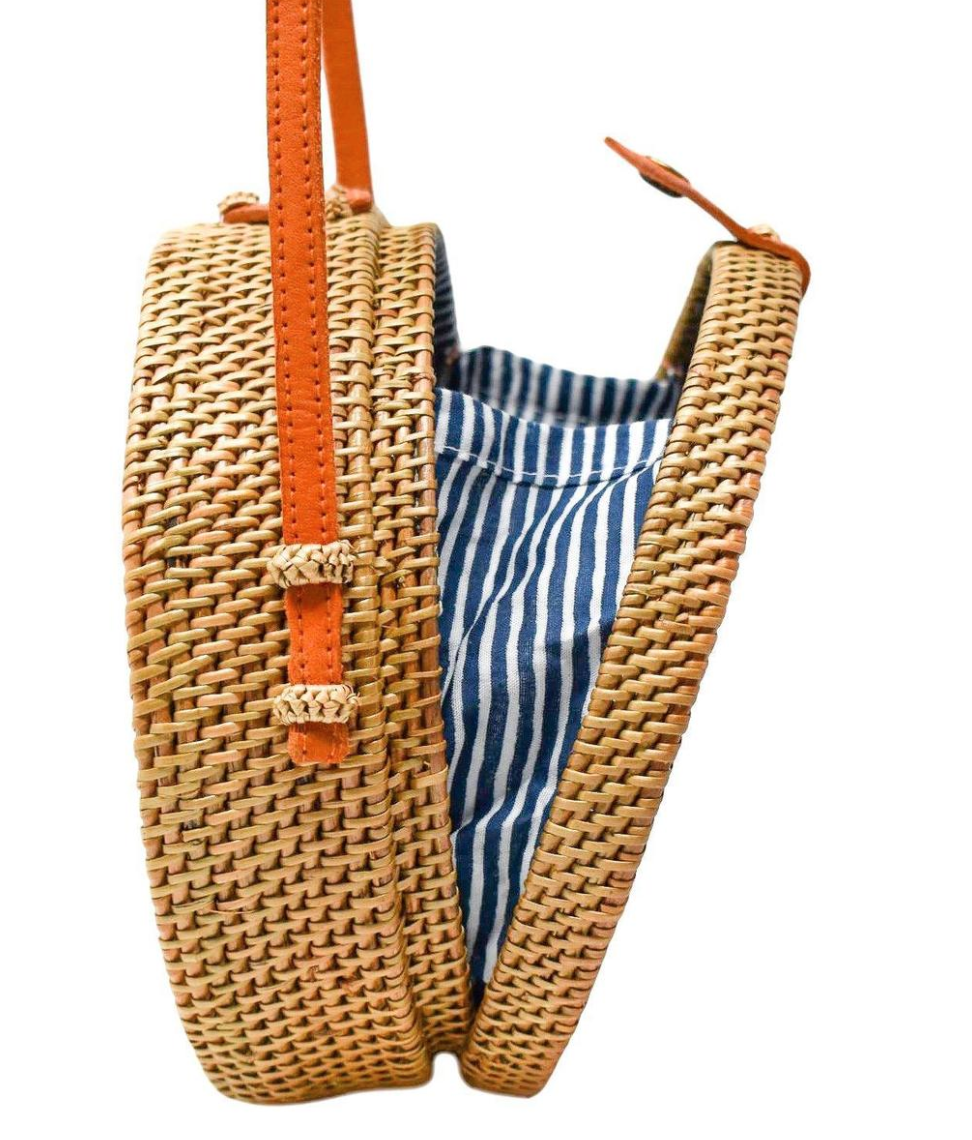 Camilla Rattan Bag