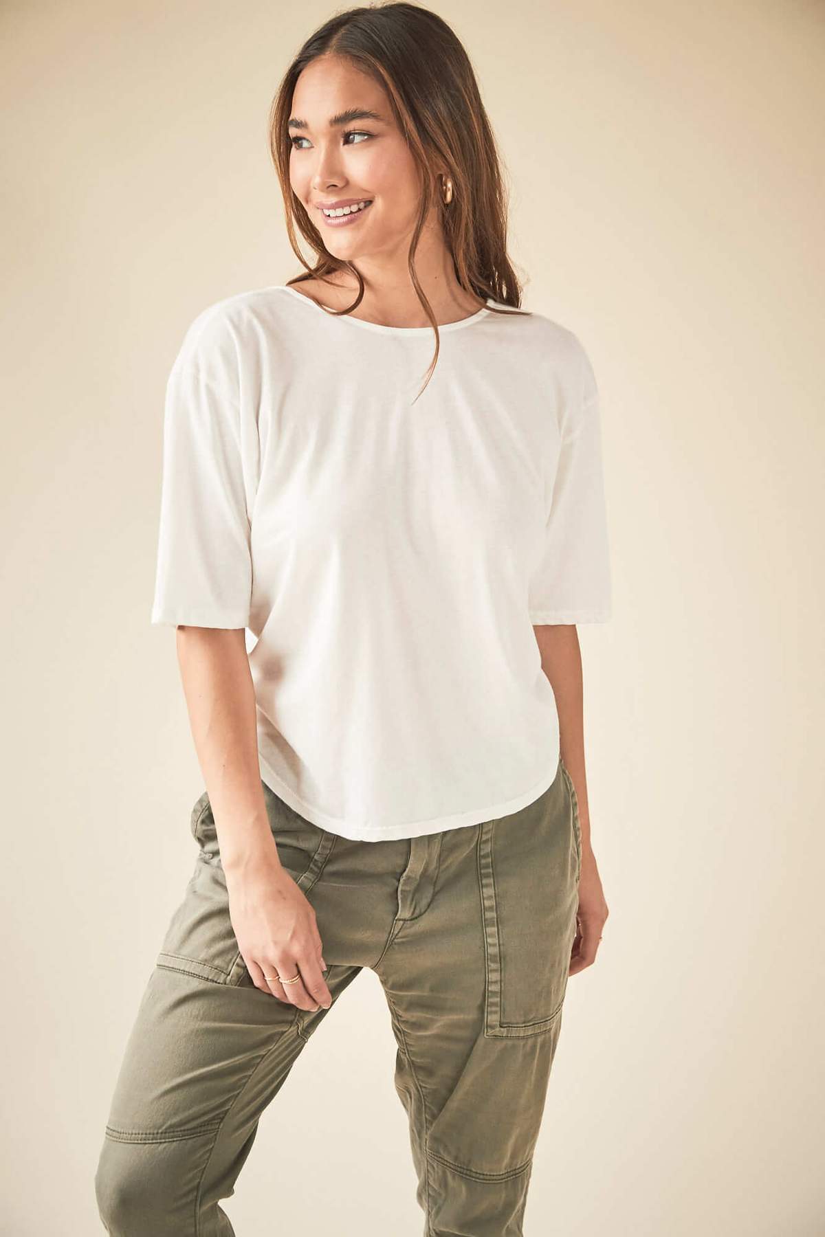 Entice Twist Back Tee