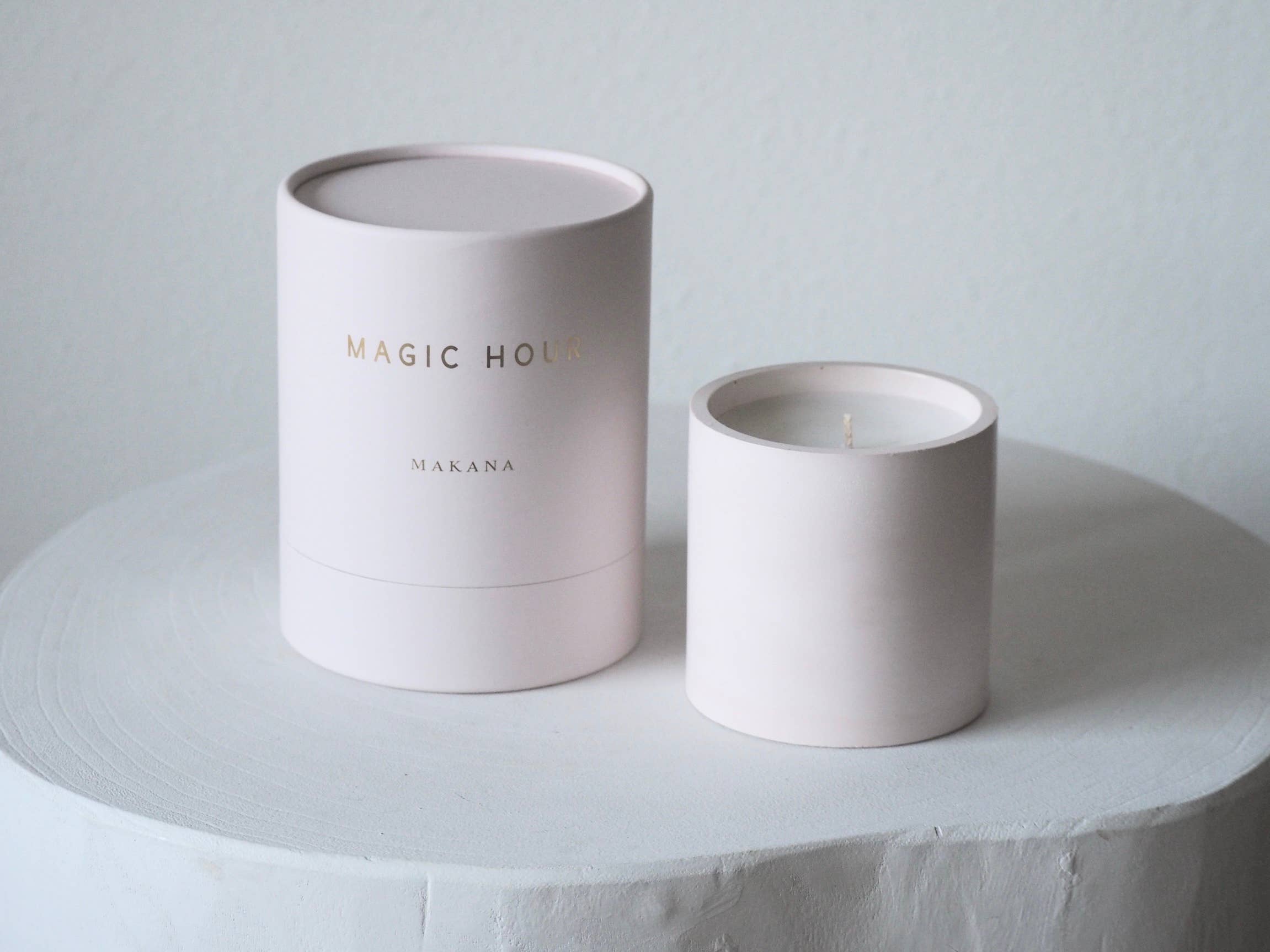 Magic Hour Concrete Candle