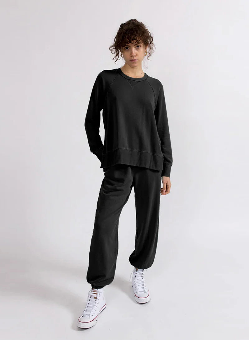 Softest Fleece Raglan Side Slit Sweatshirt