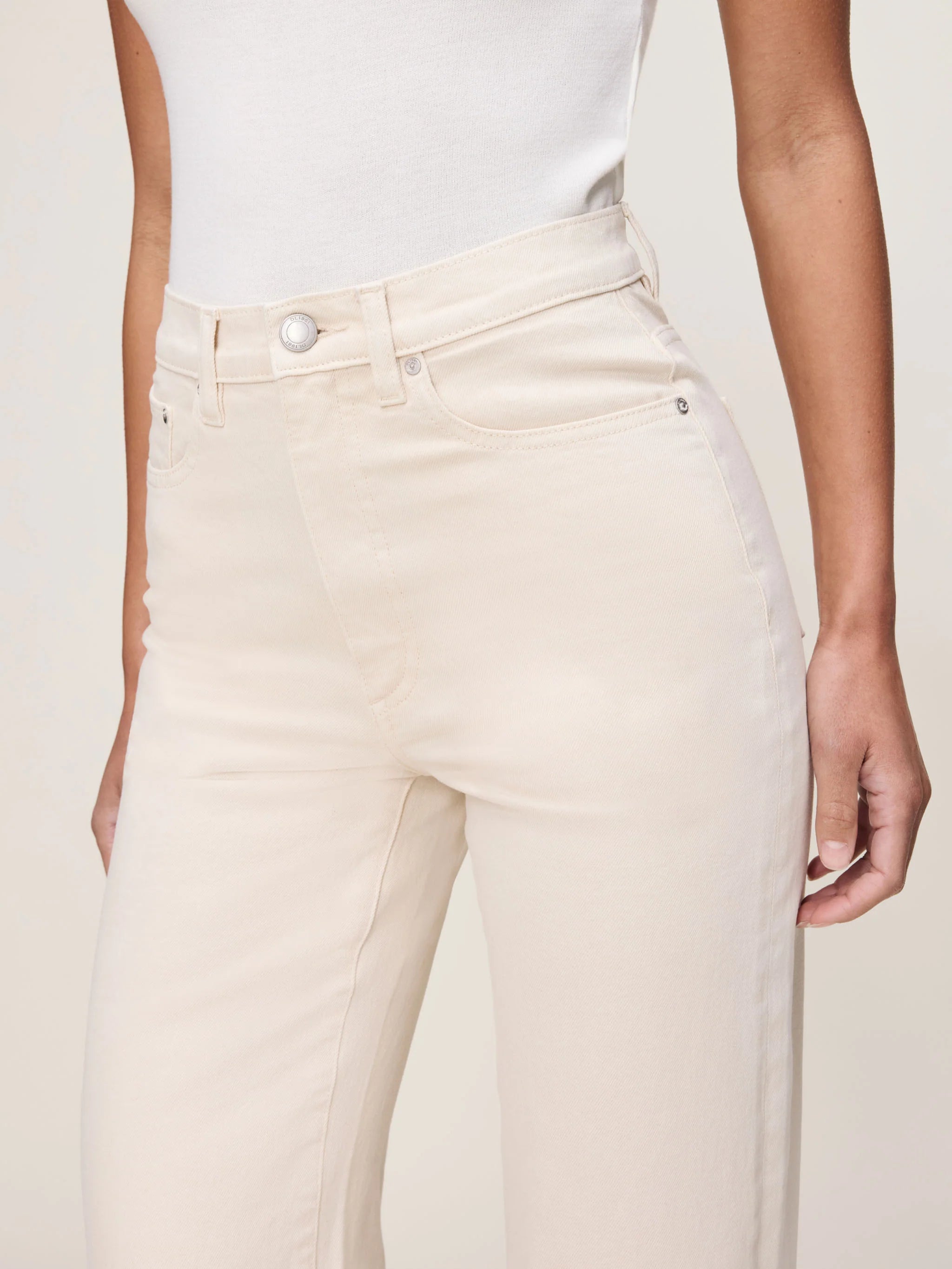 Karmine Refined Wide Leg High Rise 28" Jeans