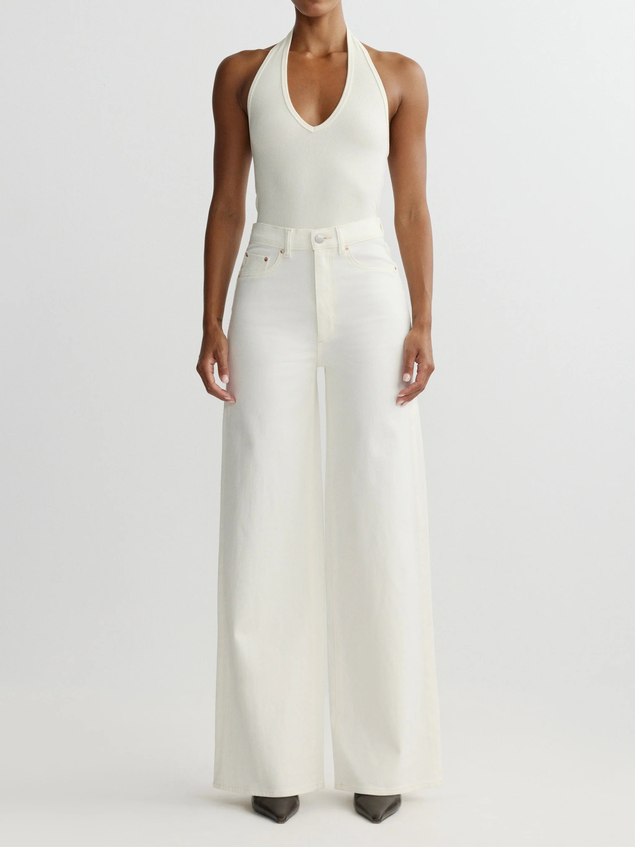 Hepburn Wide Leg High Rise 32" Jeans