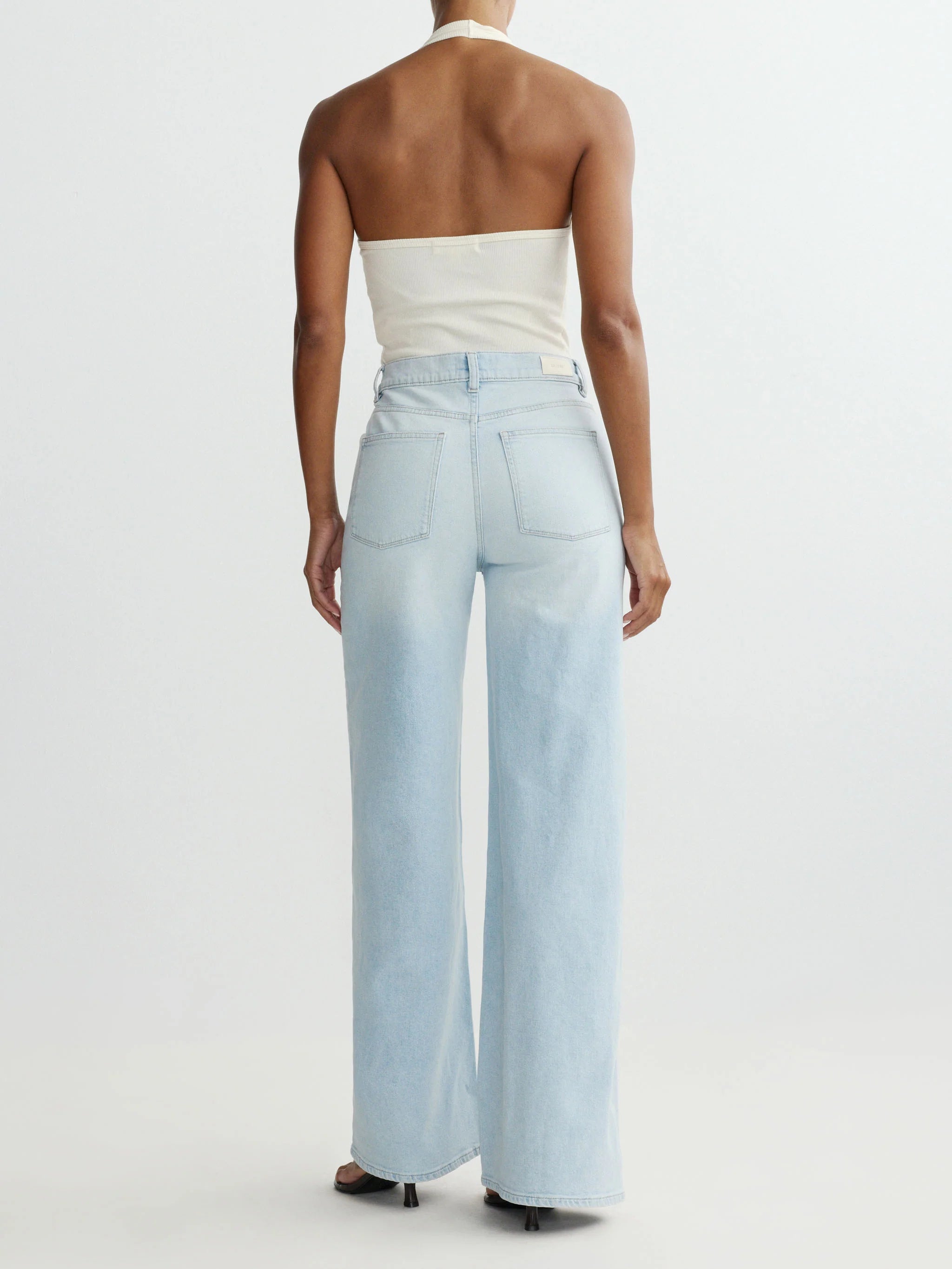 Hepburn Wide Leg High Rise Jeans