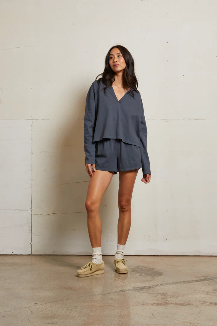 Alison Jersey Collared Shirt