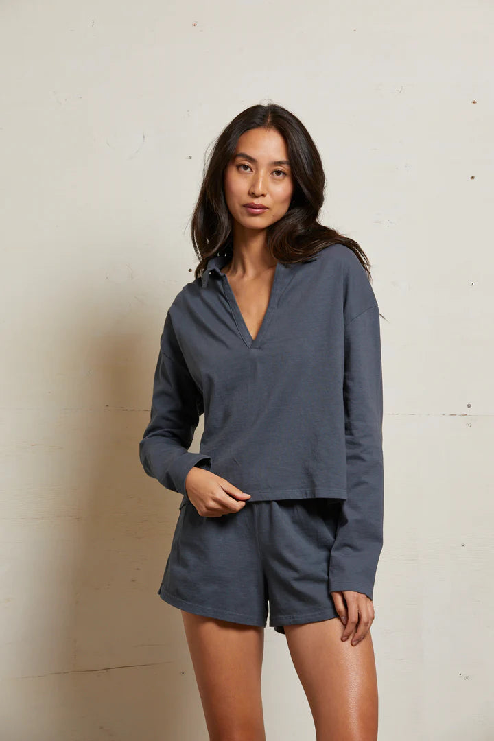 Alison Jersey Collared Shirt