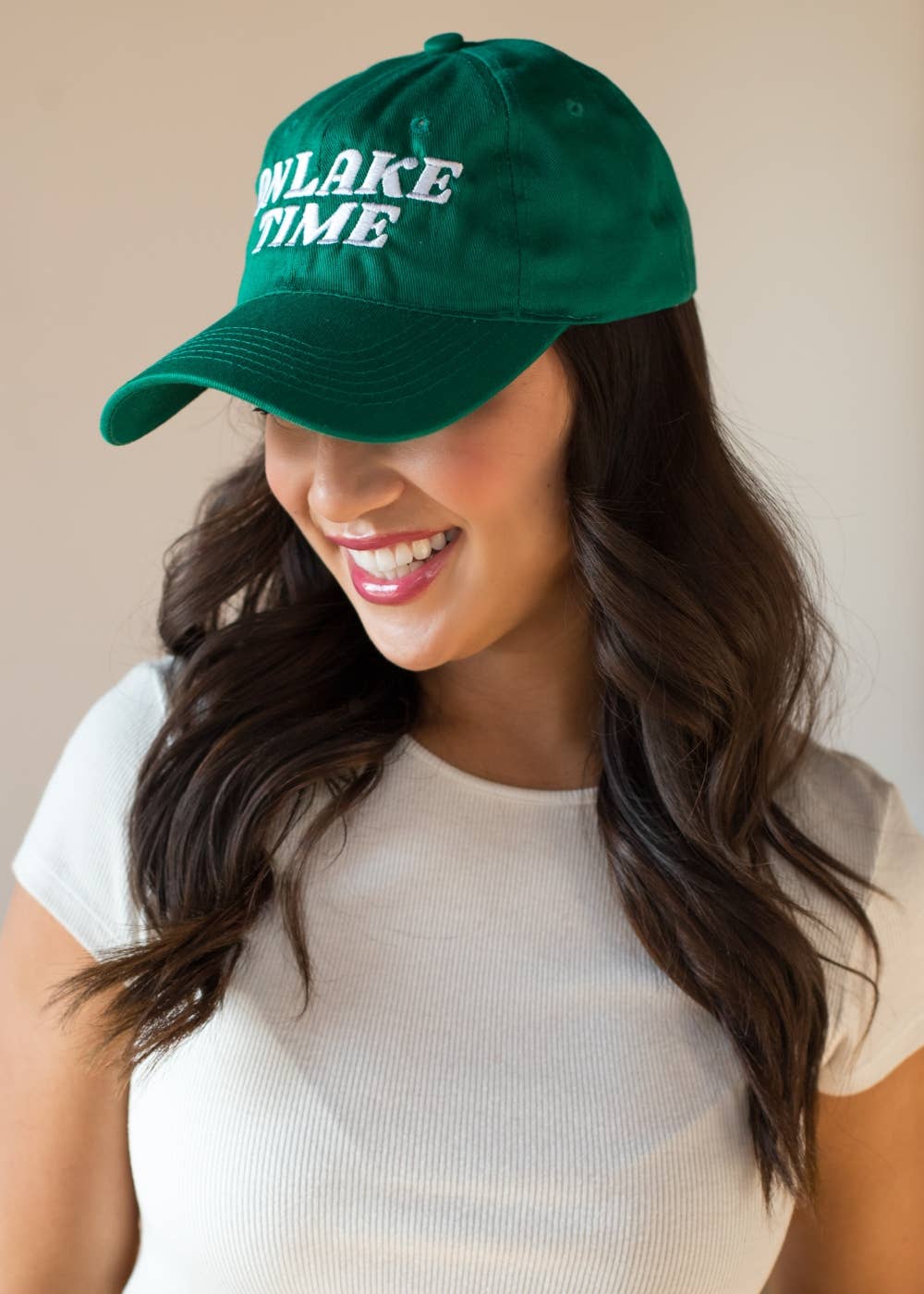 On Lake Time Baseball Hat