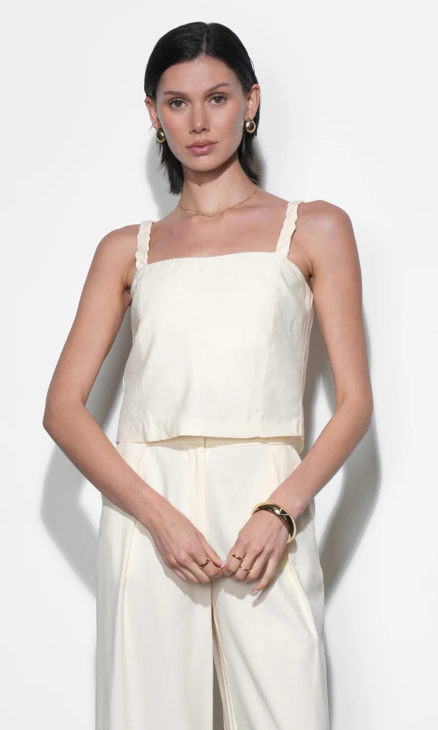 Jane Braided Strap Detail Top