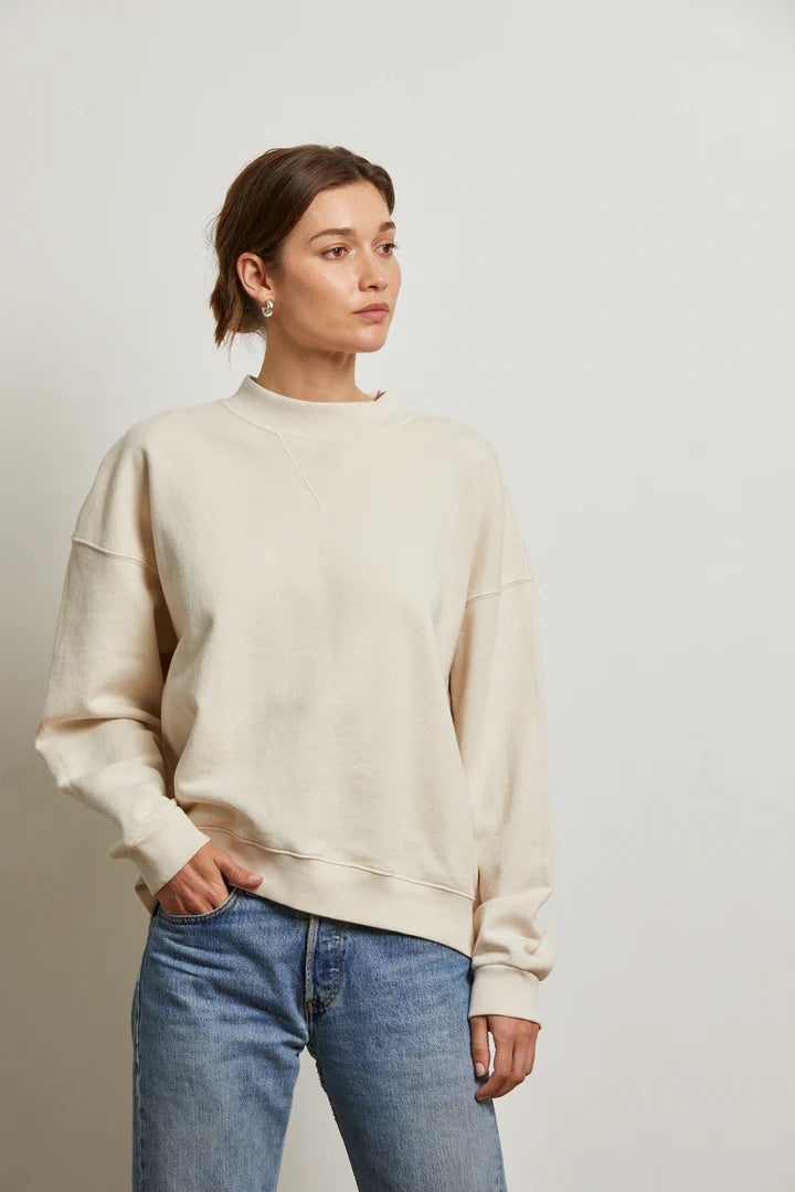 Blake French Terry Oversized Crew Sweatshirt