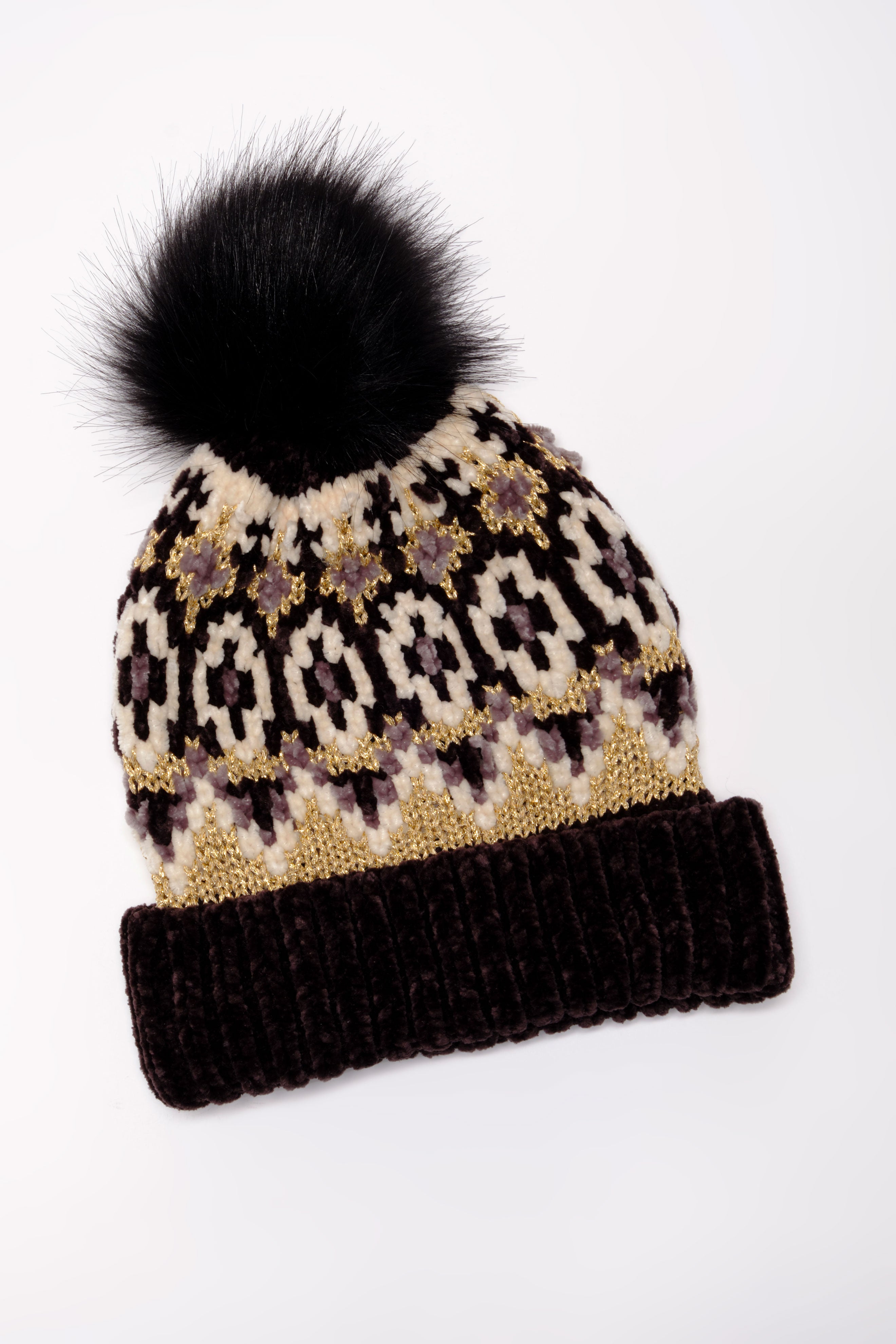 Chalet Fairisle Pom Beanie