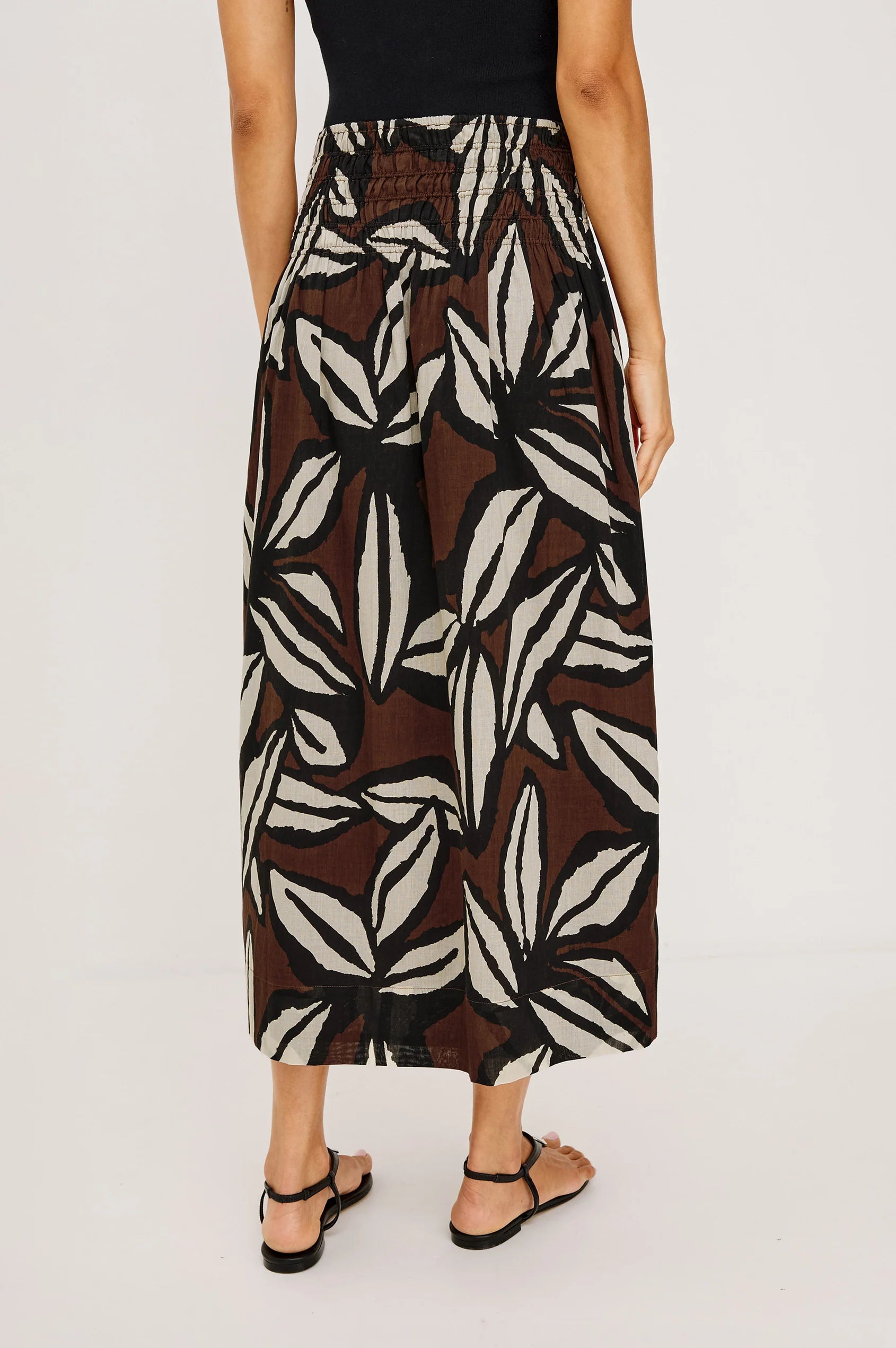 Alessa Cocoa Floral Skirt