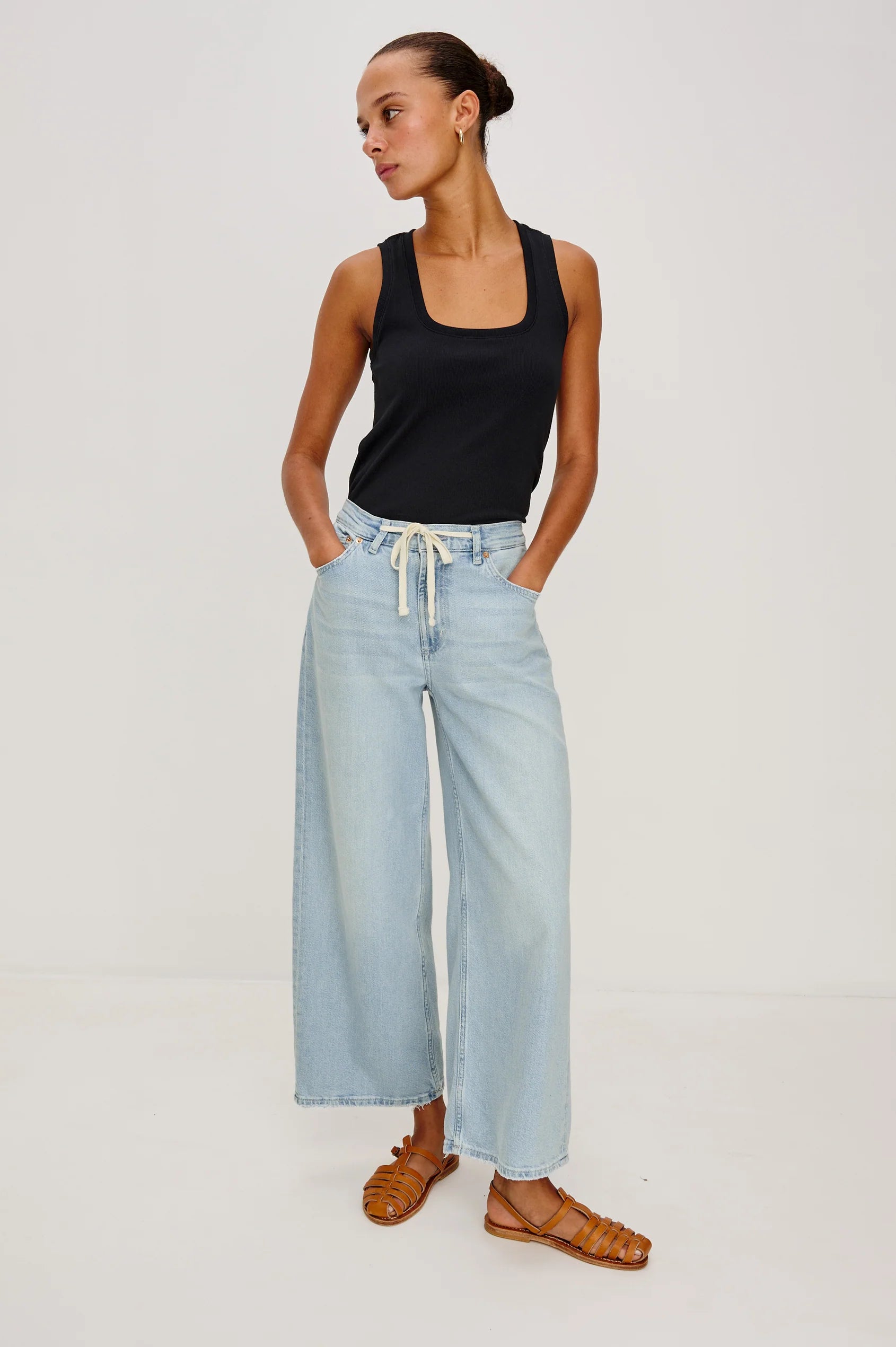 Angeleno Wide Leg Crop