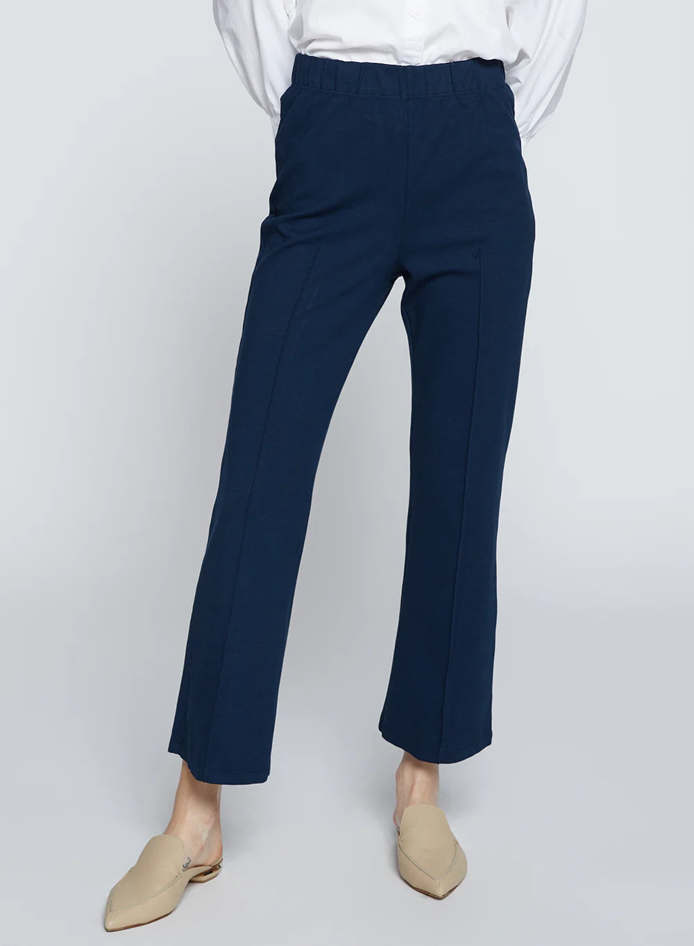 Ponte Cropped Kick Flare Pant