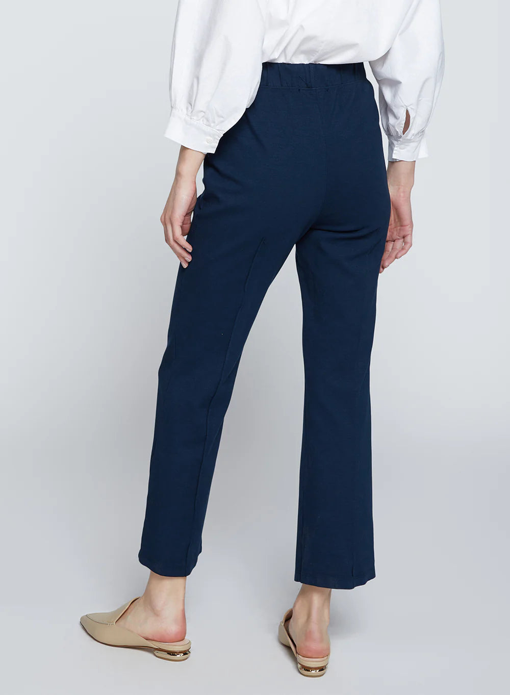 Ponte Cropped Kick Flare Pant