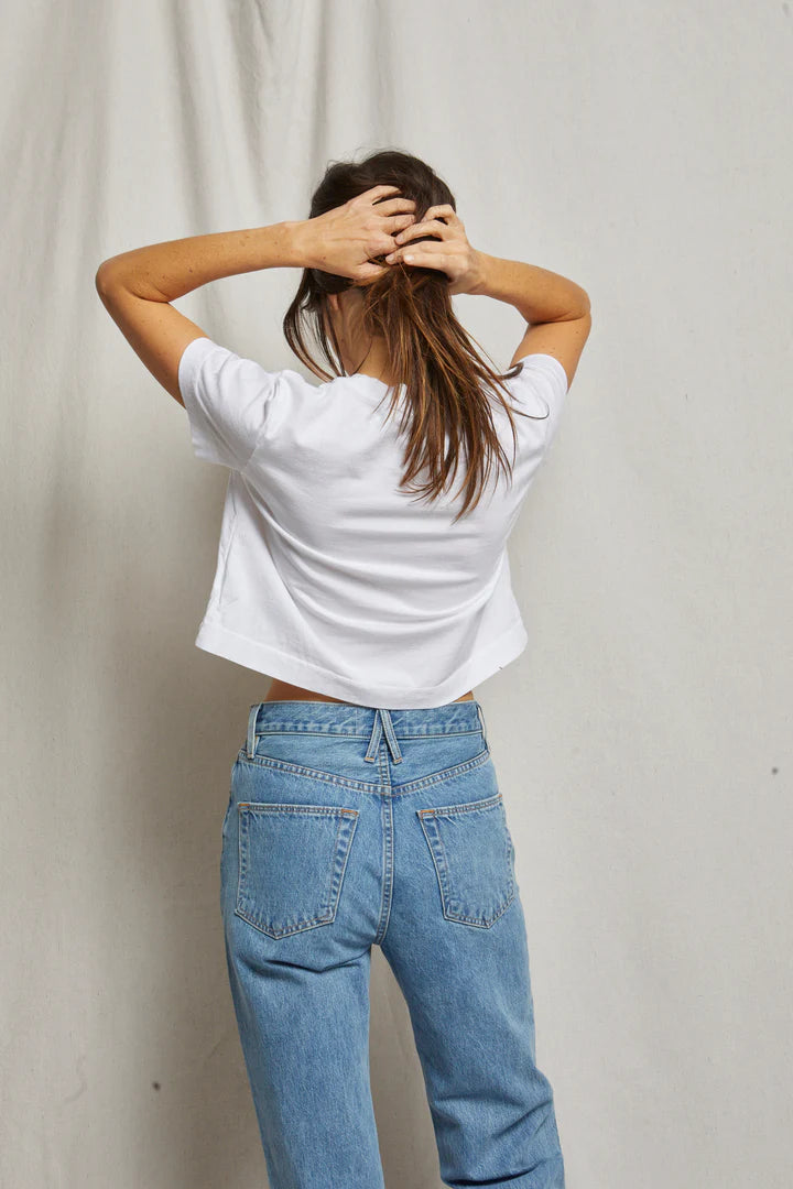 Cher Cotton Crewneck Tee