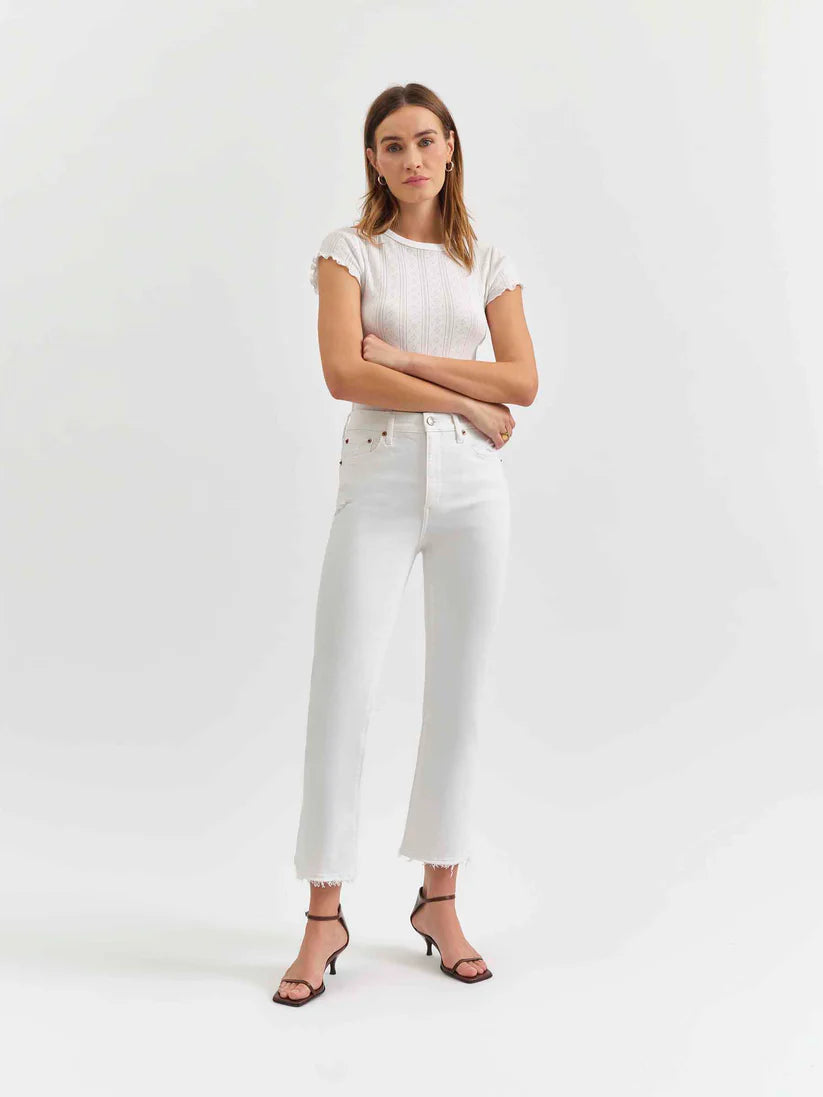 Shy Girl High Rise Crop Flare