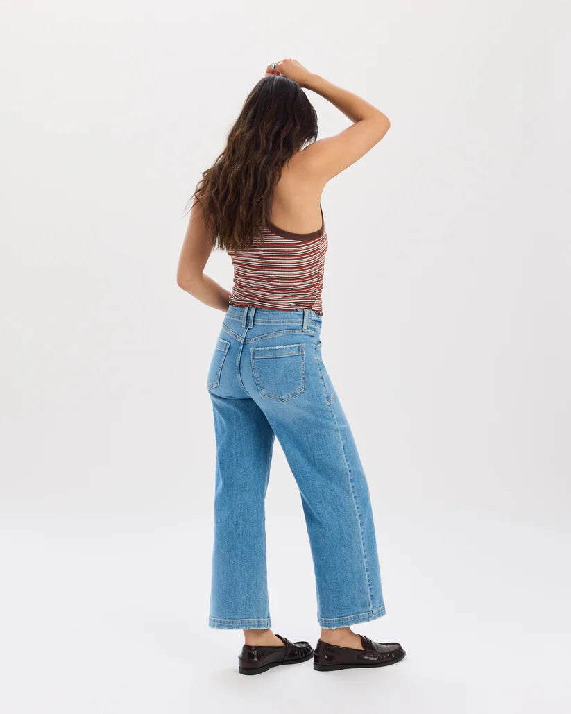 Valley Girl High Rise Wide Leg Ankle