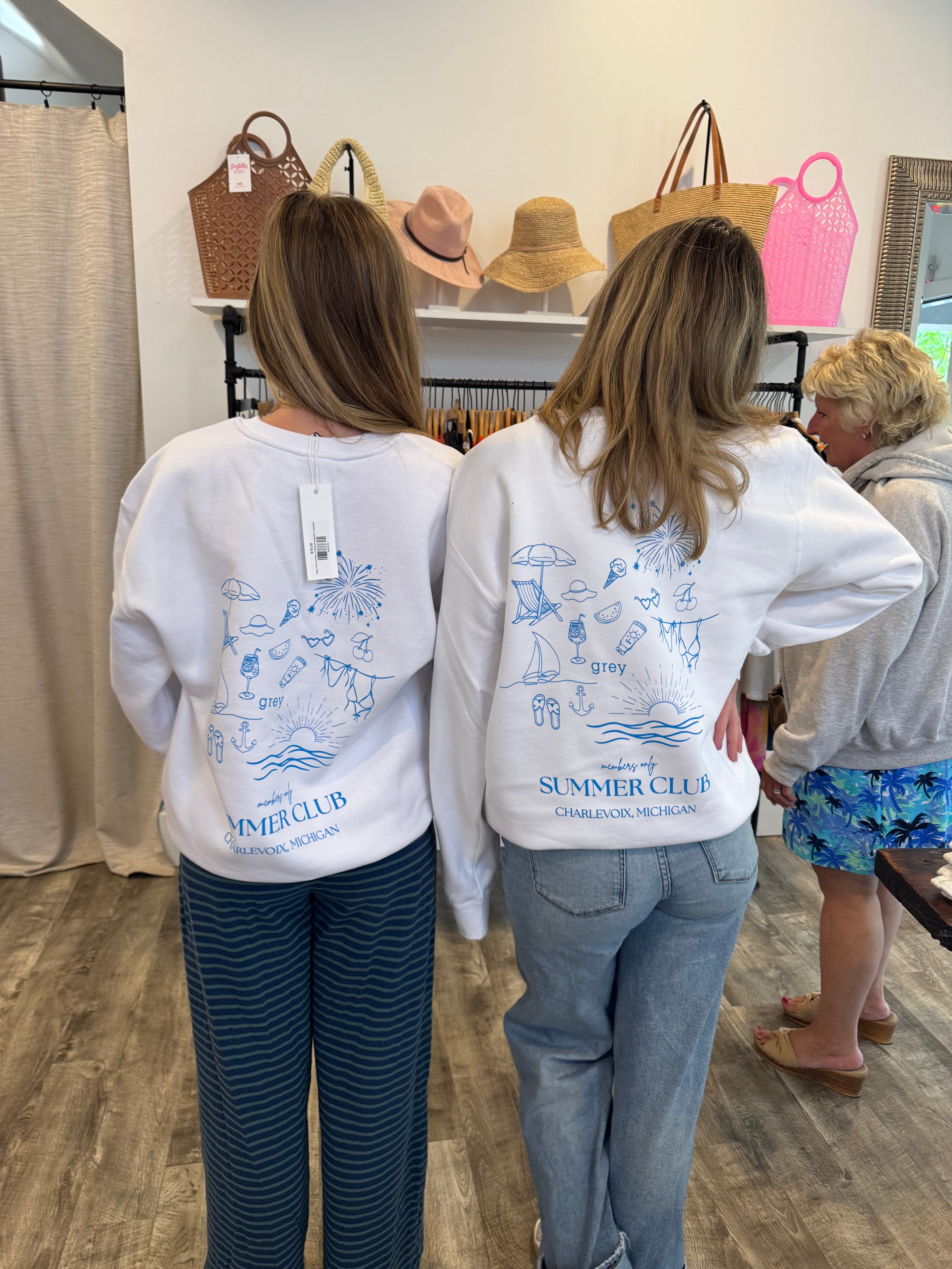 Grey Summer in Charlevoix Sweatshirt II