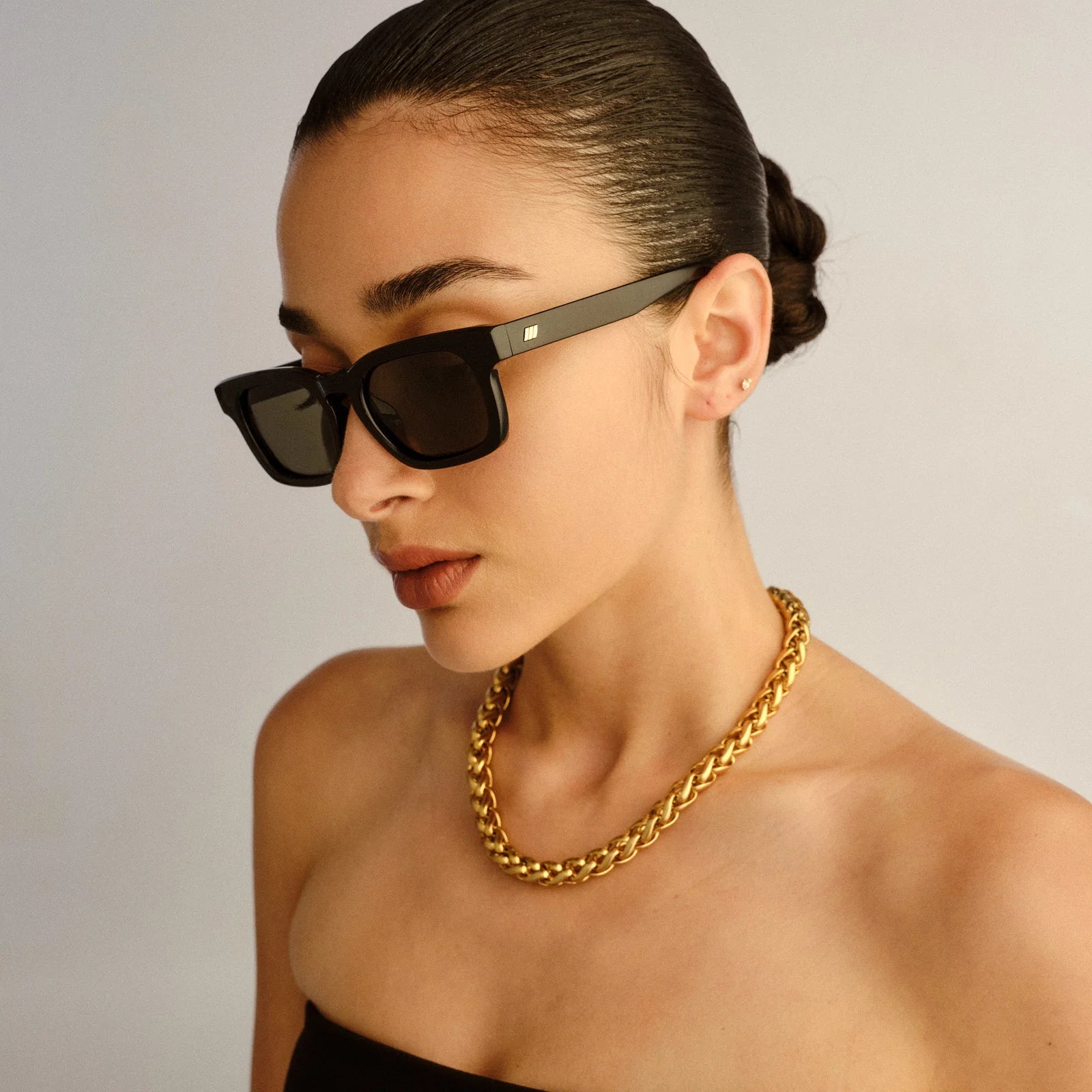Iceberg Black Polarized Sunglasses