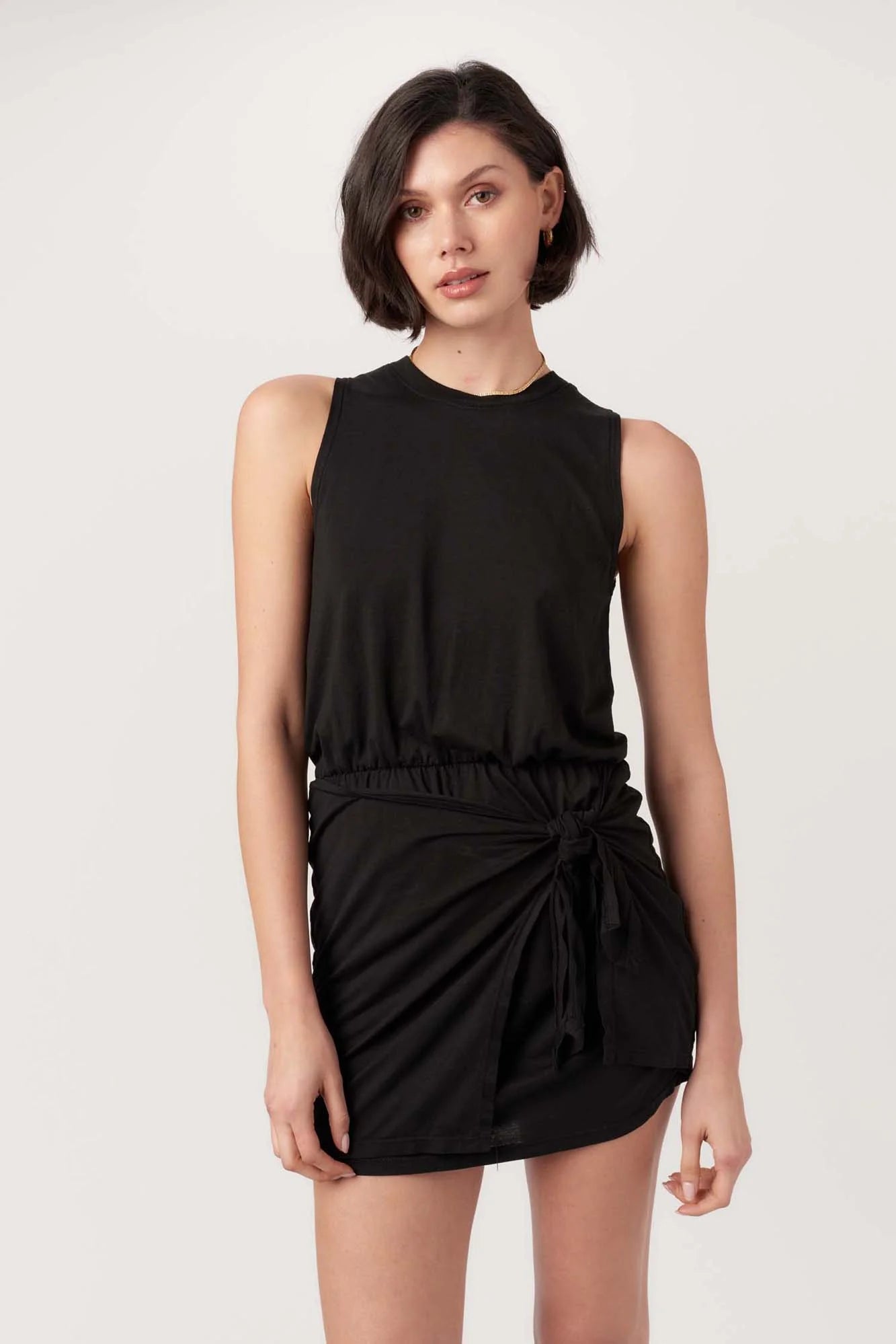 Lisbon Tie Front Mini Dress