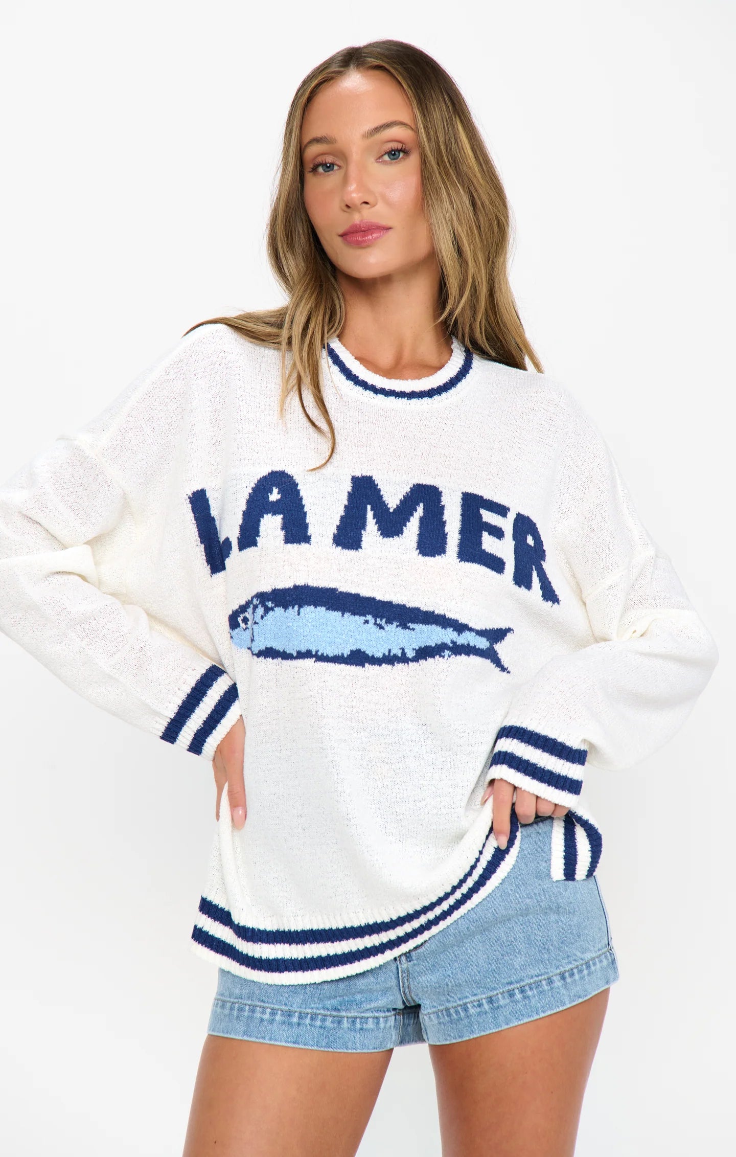 Settle In Sardine Sweater