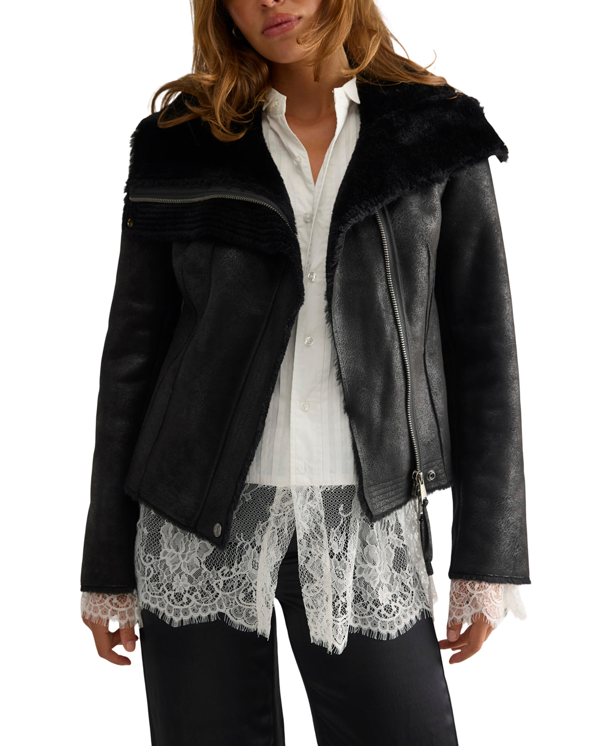 Fourline Shearling Aviato Jacket