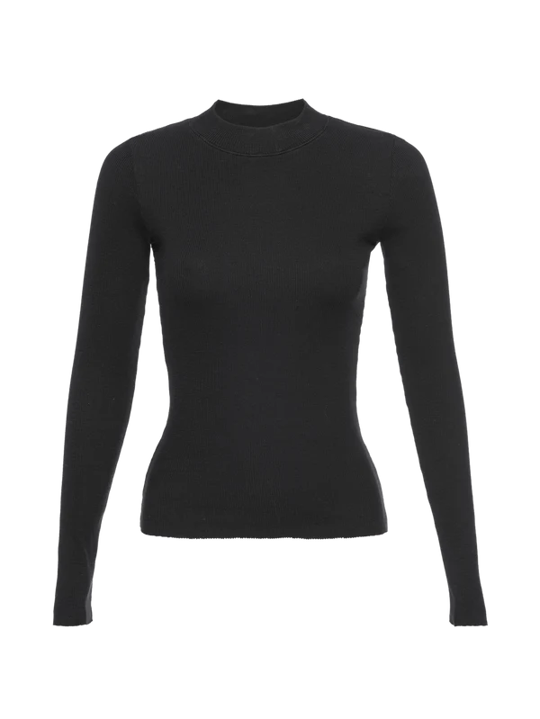 Gina Slim Mock Neck Long Sleeve