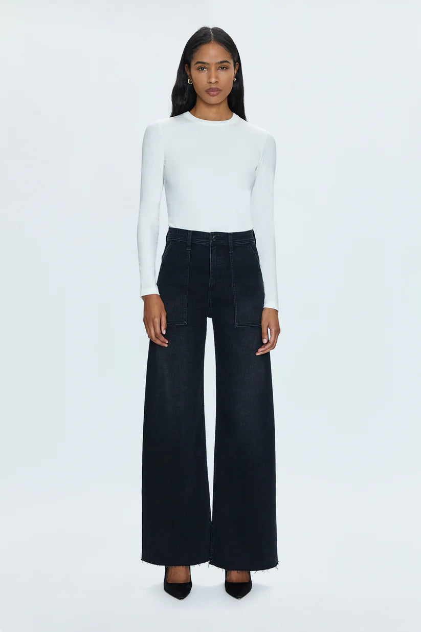 Penny Utility High Rise Wide Leg Jean