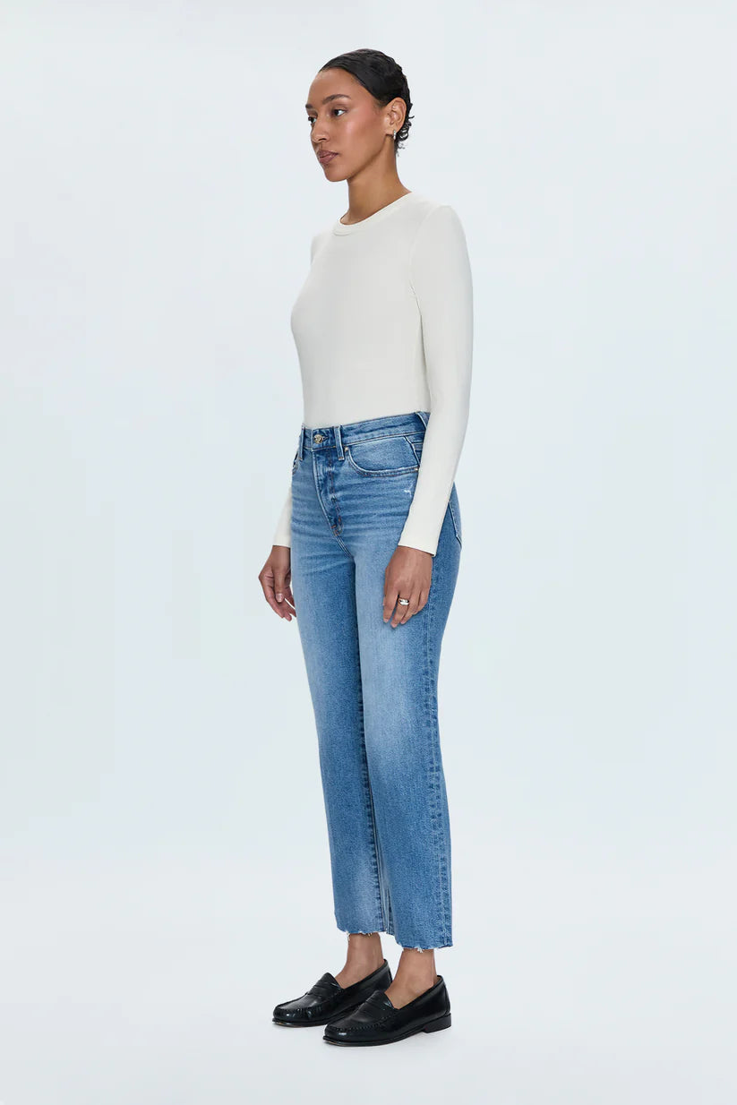 Charlie High Rise Classic Straight Jean