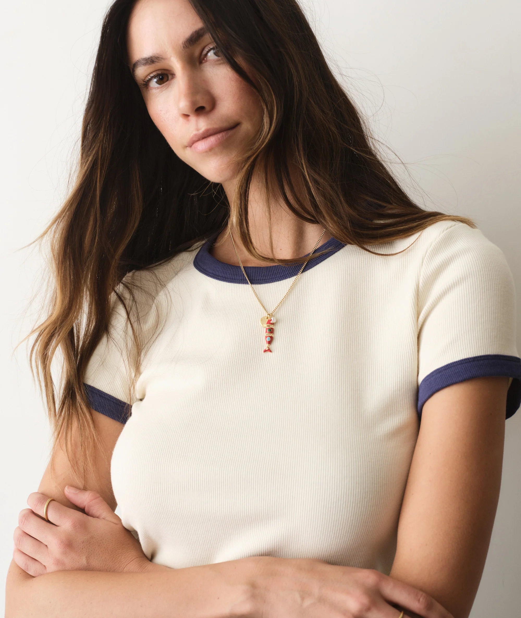 Lexi Rib Ringer Tee