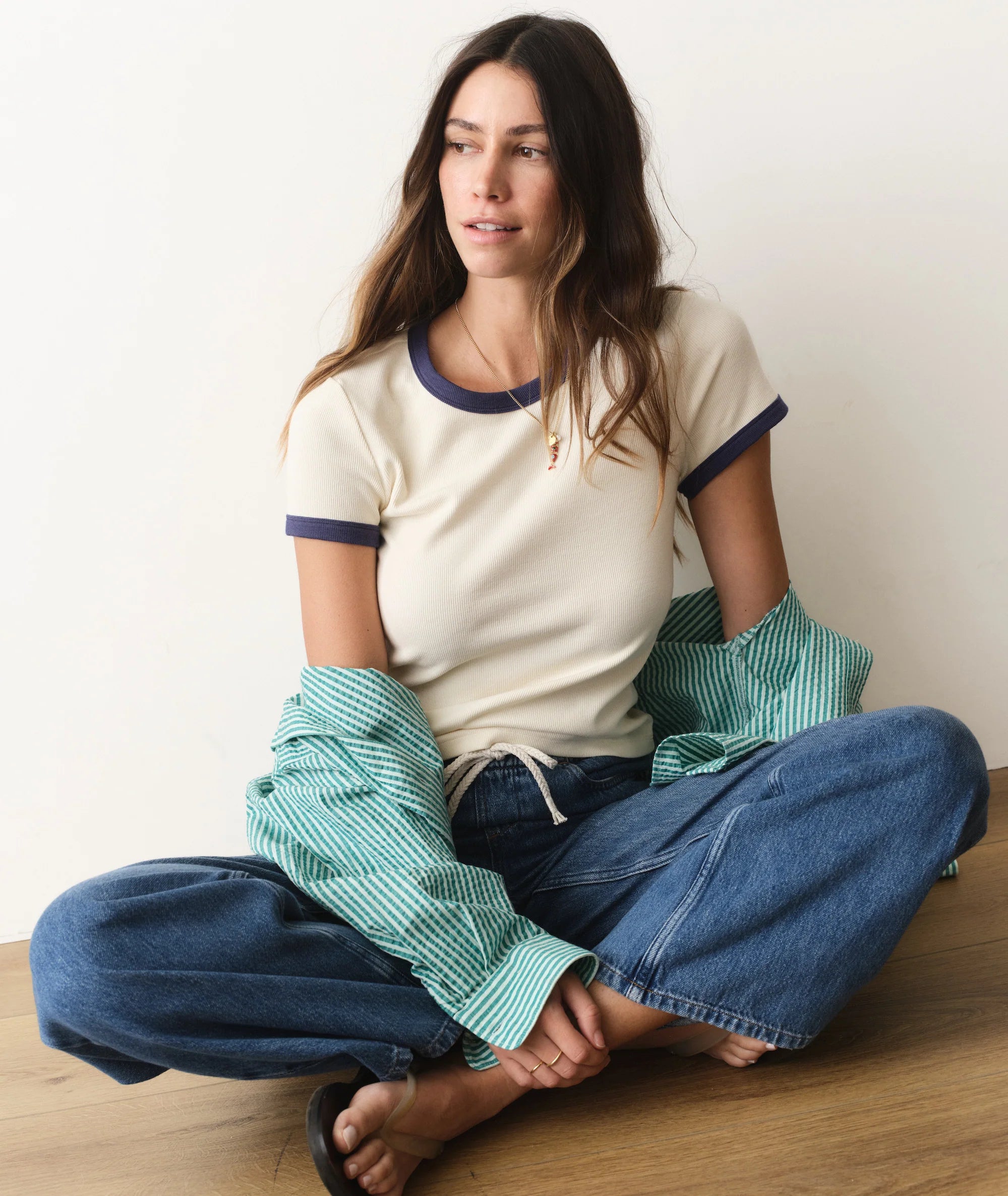 Lexi Rib Ringer Tee