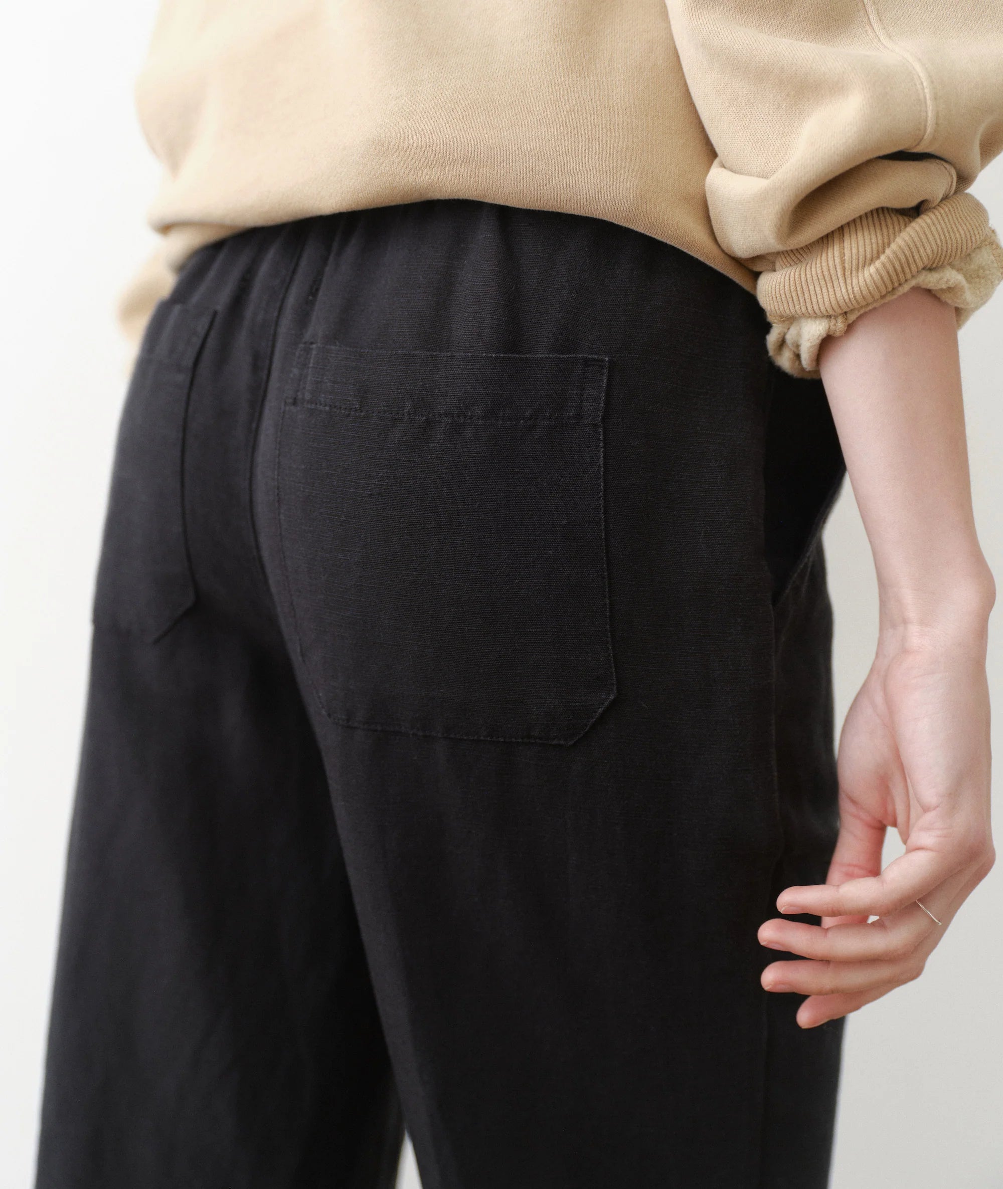 Linen Drawstring Pant