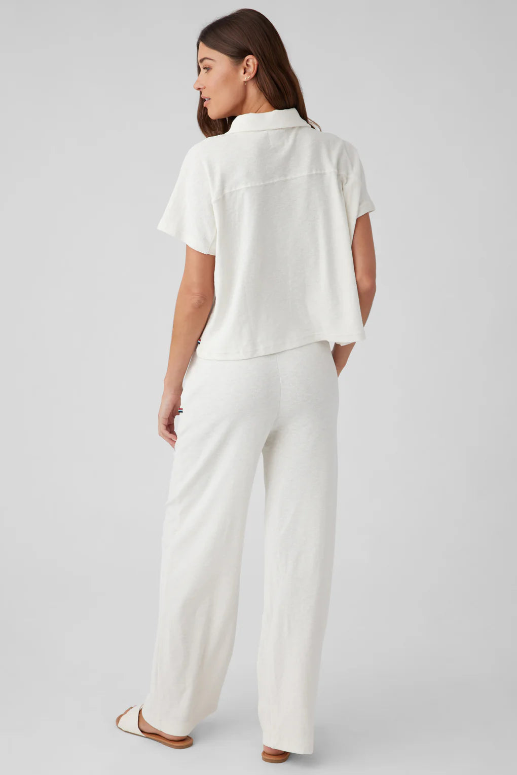 Terry Wide Leg Pant