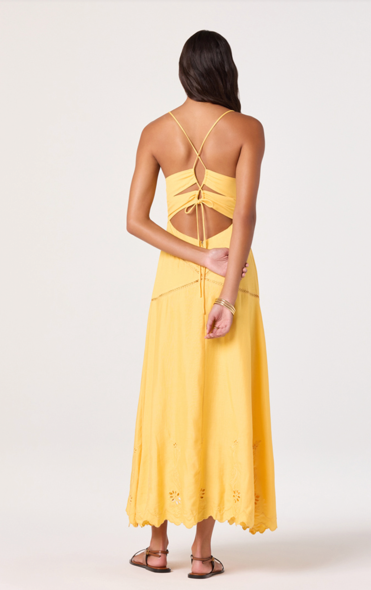 Lainey Eyelet Midi Dress