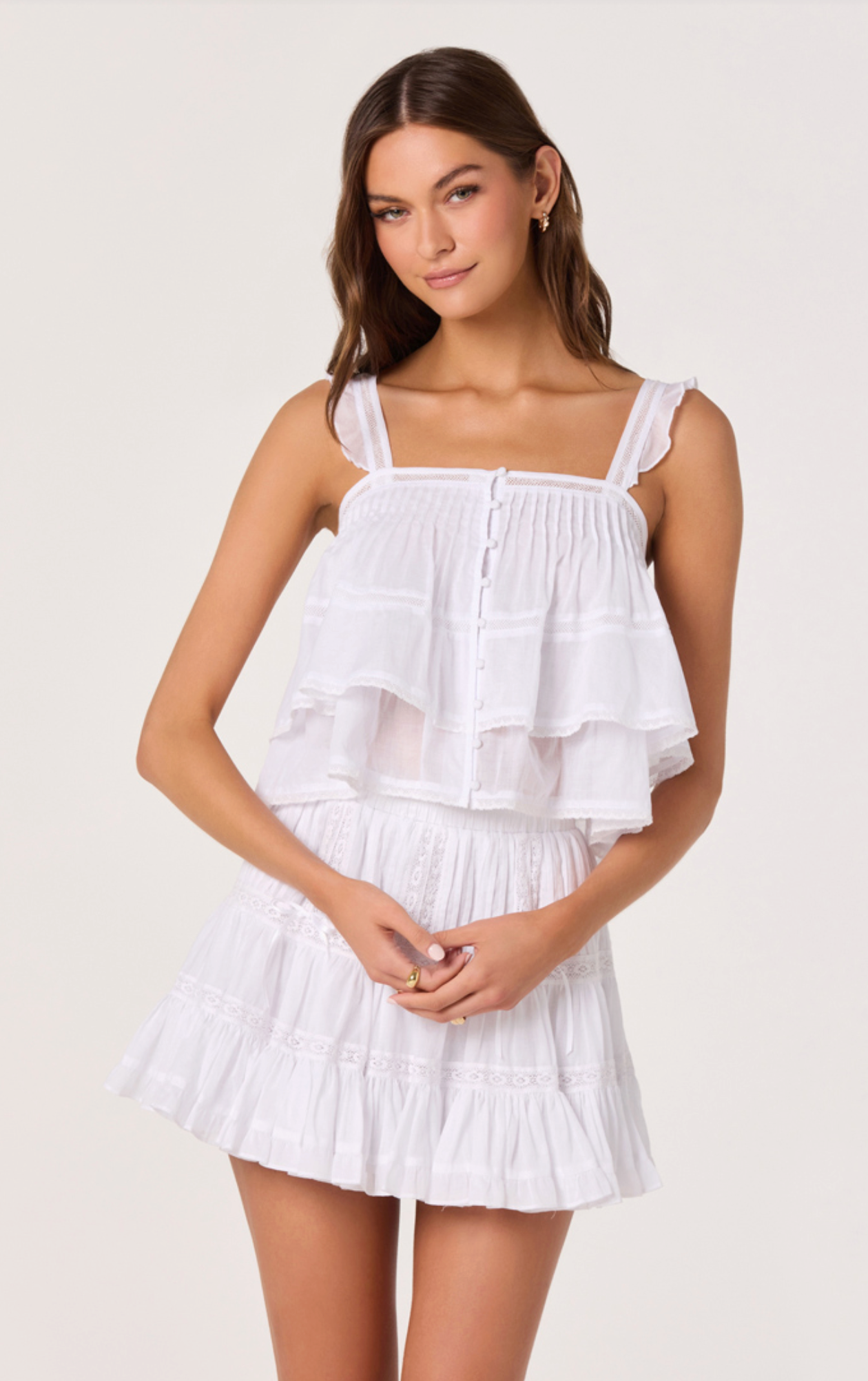 Delia Tiered Babydoll Top